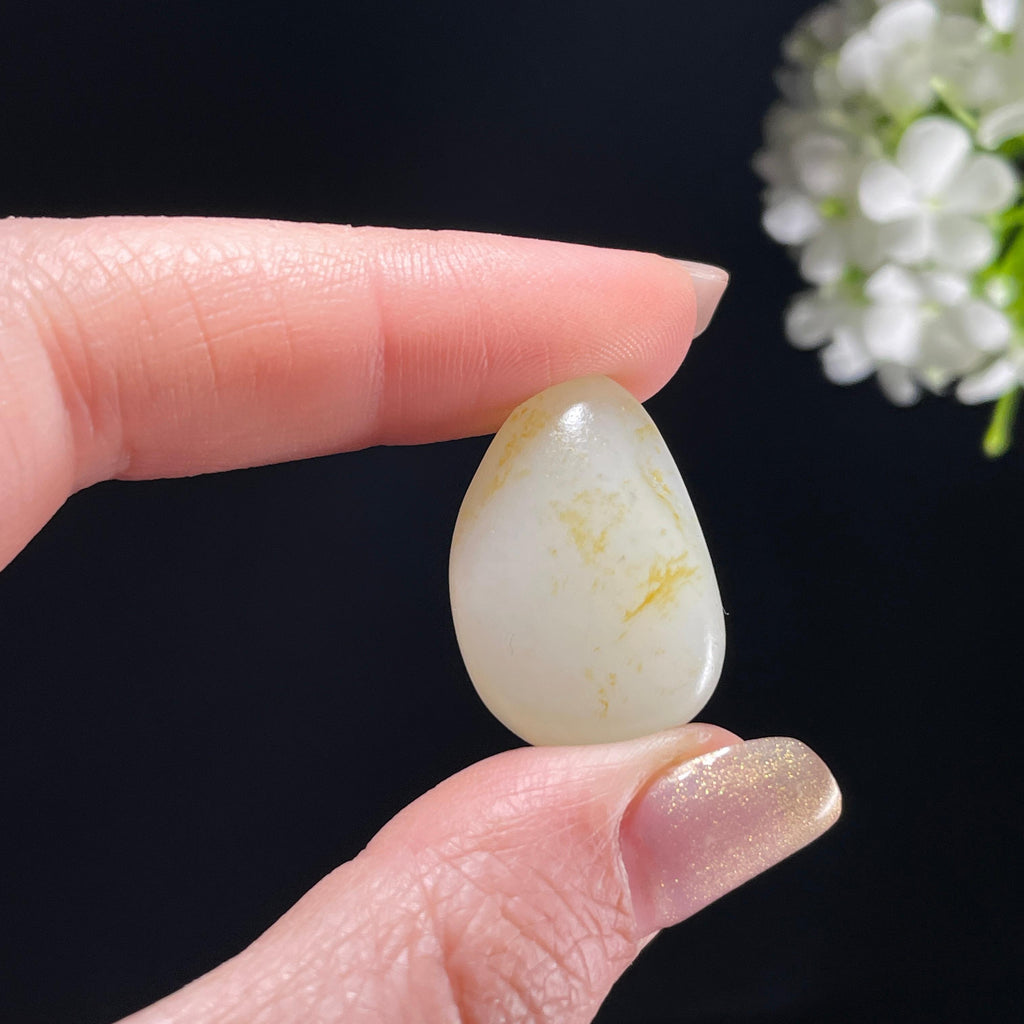 新疆天然和田玉红皮洒金皮精品籽料（yc362953）