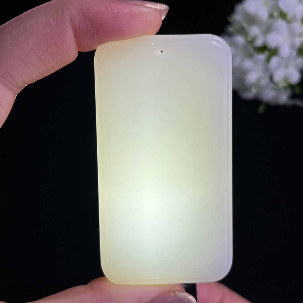 和田玉白玉无事牌（yc298806）