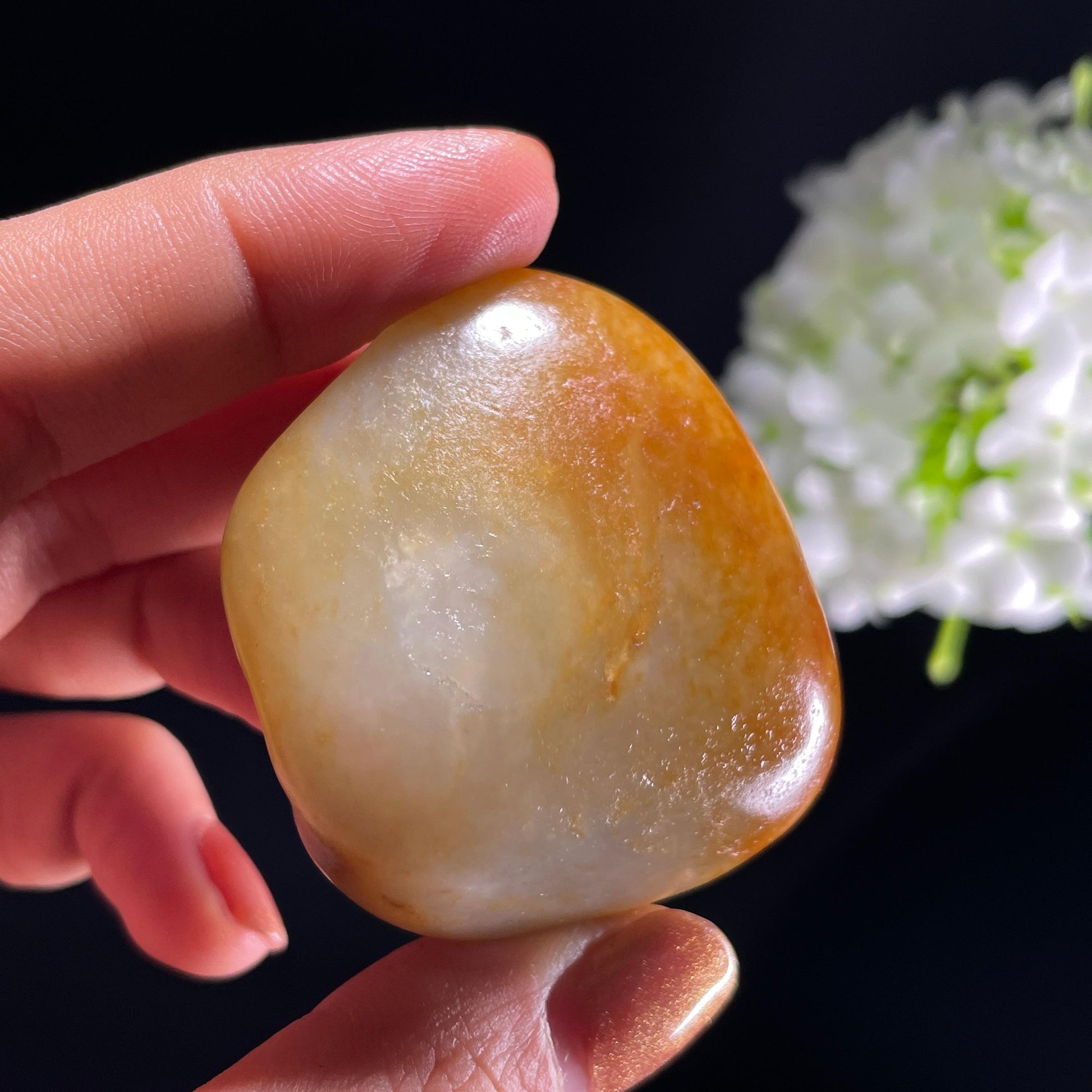 和田玉青白玉“暖玉秋酿”聚红皮籽料（yc392654）