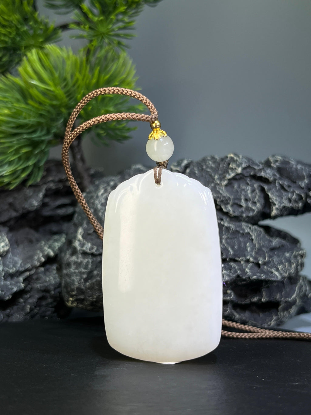 和田玉山料无事牌（yc228799）