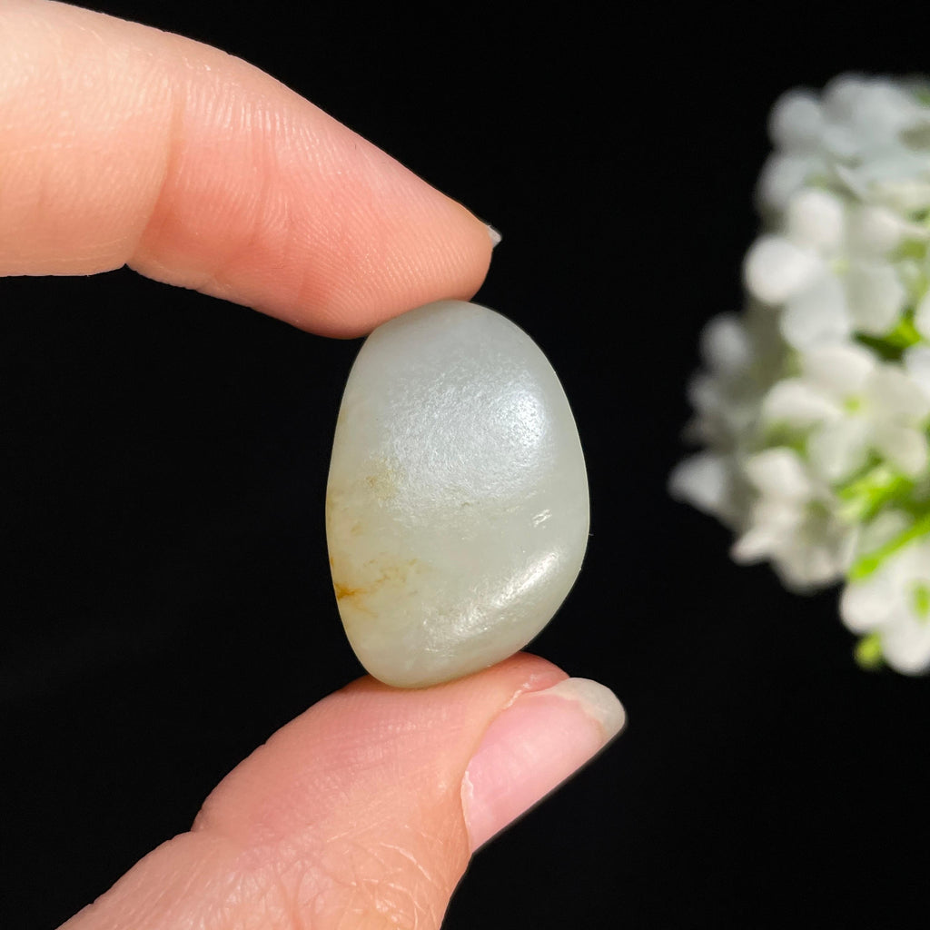 新疆和田玉天然青白玉洒金皮籽料（yc414997）