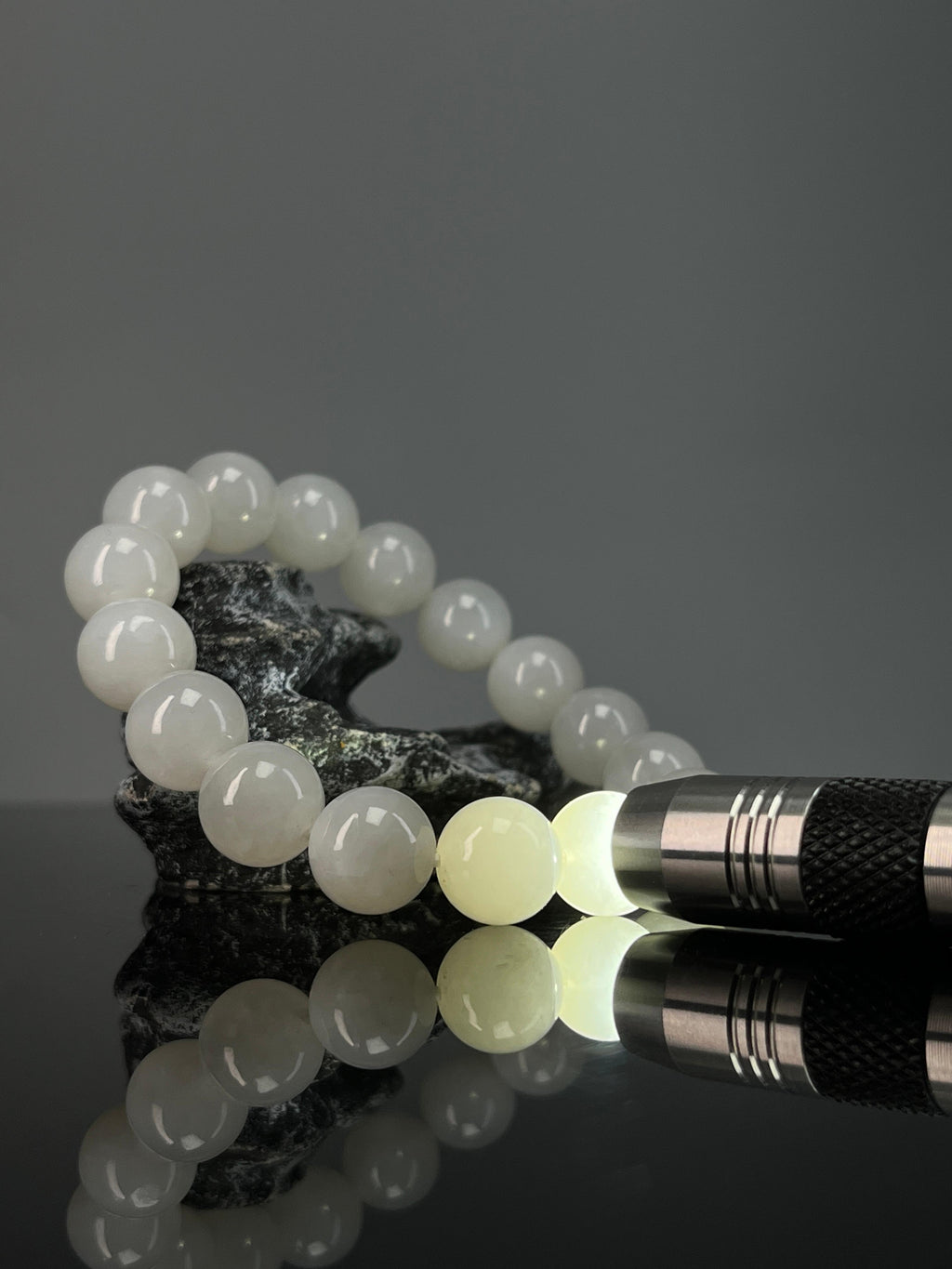 天然和田玉白玉手串2（秒）（yc234045）