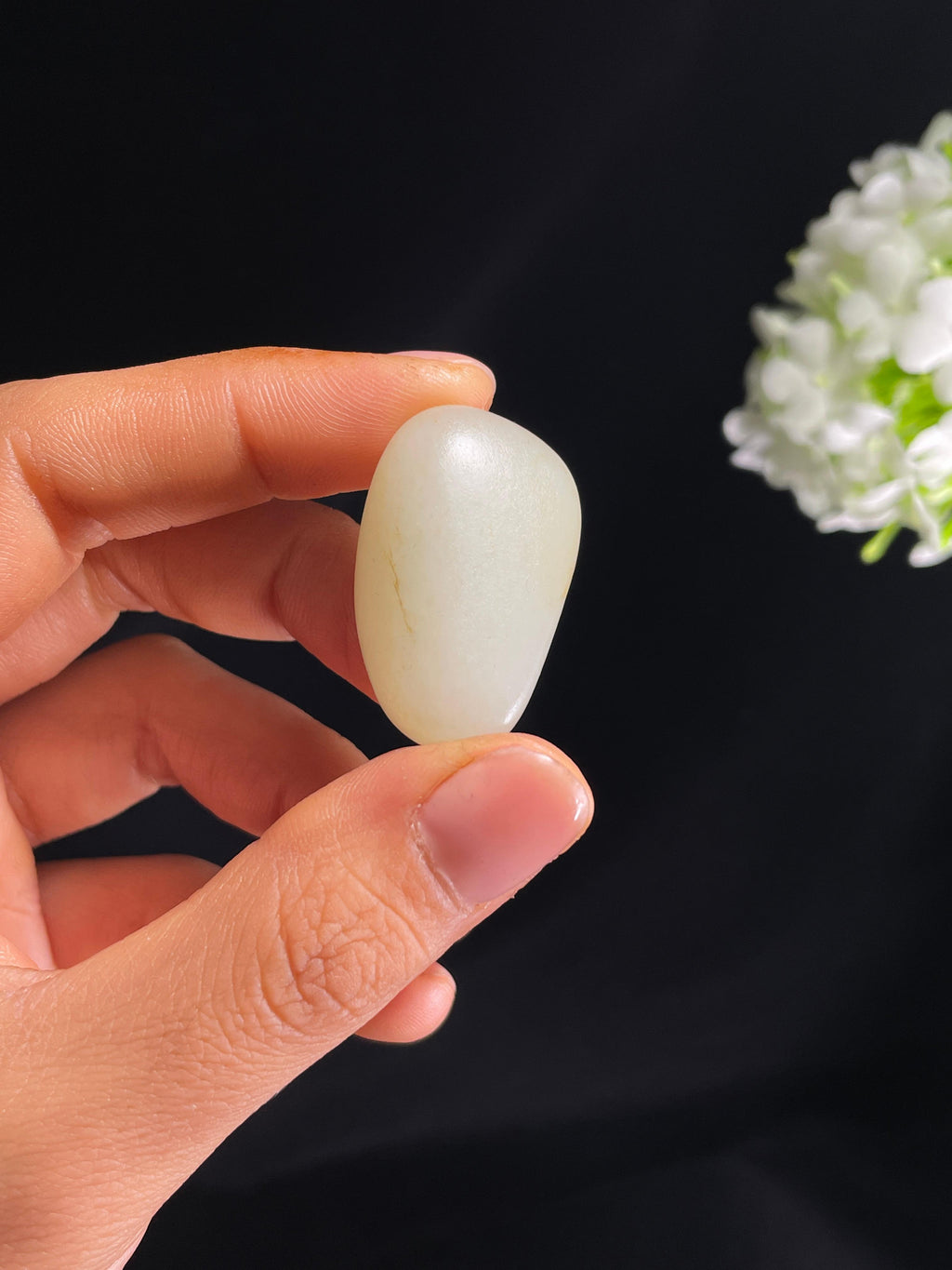 和田玉光白籽籽料原石（yc264636）