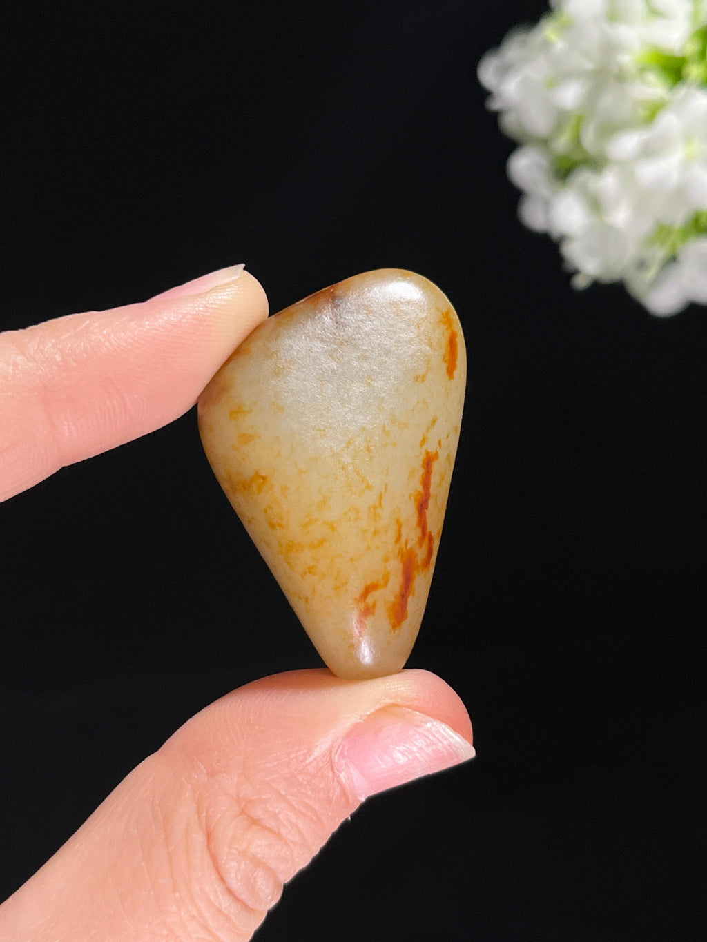 新疆和田玉洒金皮籽料原石（yc255430）