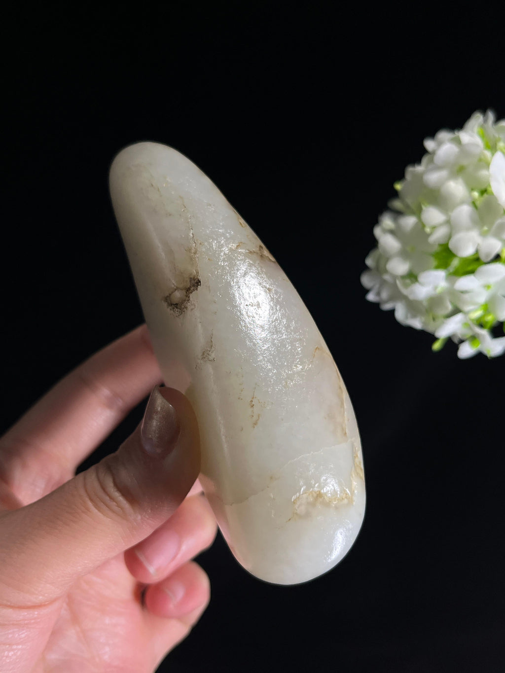 和田玉白玉秋梨皮籽料原石（yc275343）