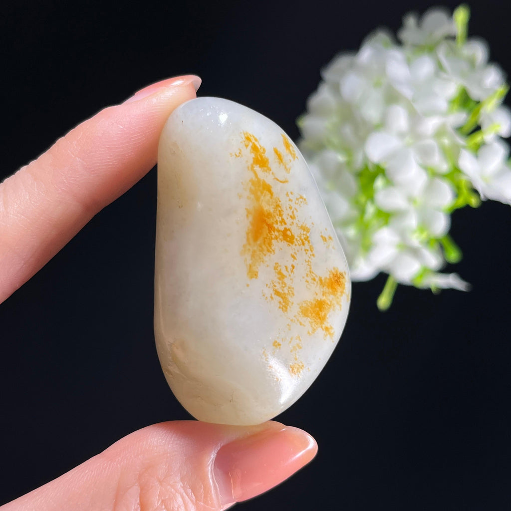 和田玉白玉“林壑凝烟”彩皮籽料（yc350959）