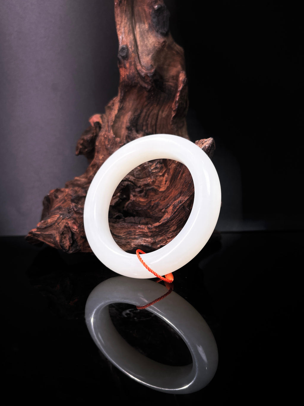 和田白玉手镯（54.5卡）（yc241382）