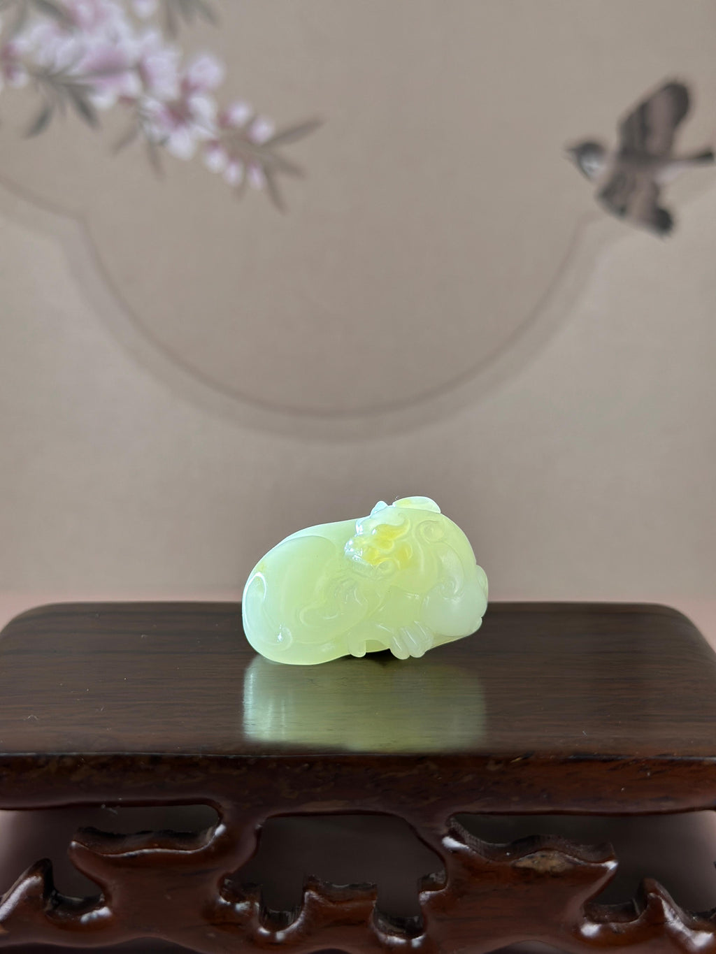 和田玉糖白貔貅挂件（yc775460）