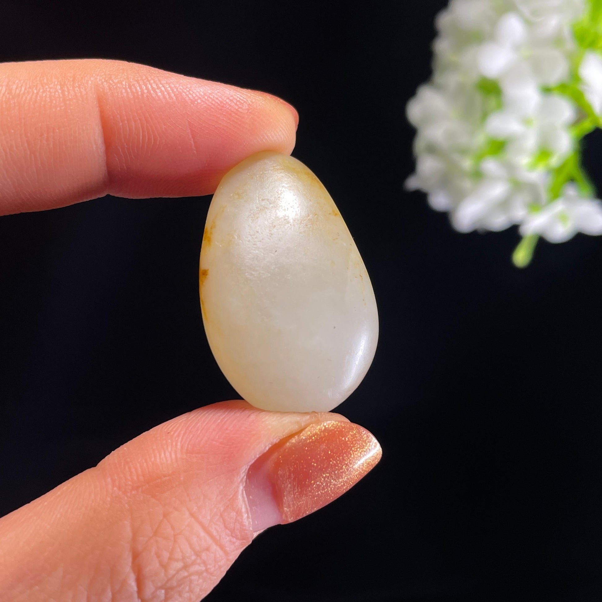 新疆天然和田玉洒金皮籽料（yc403787）