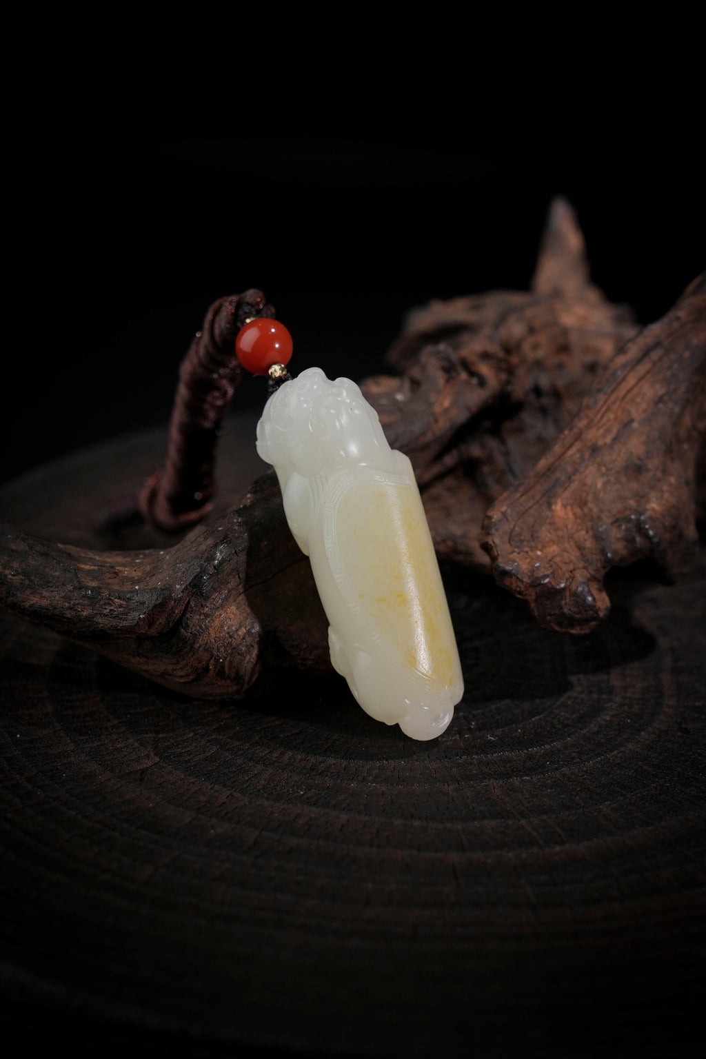 和田玉——洒金皮籽料龙龟挂件yc184130