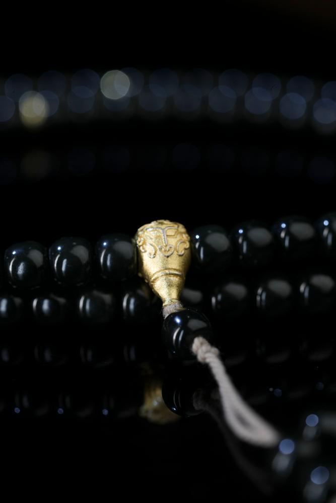 和田玉塔青项链（yc248352）