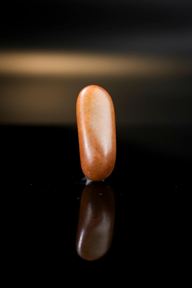 新疆和田玉精品黄沁籽料原石（yc254588）