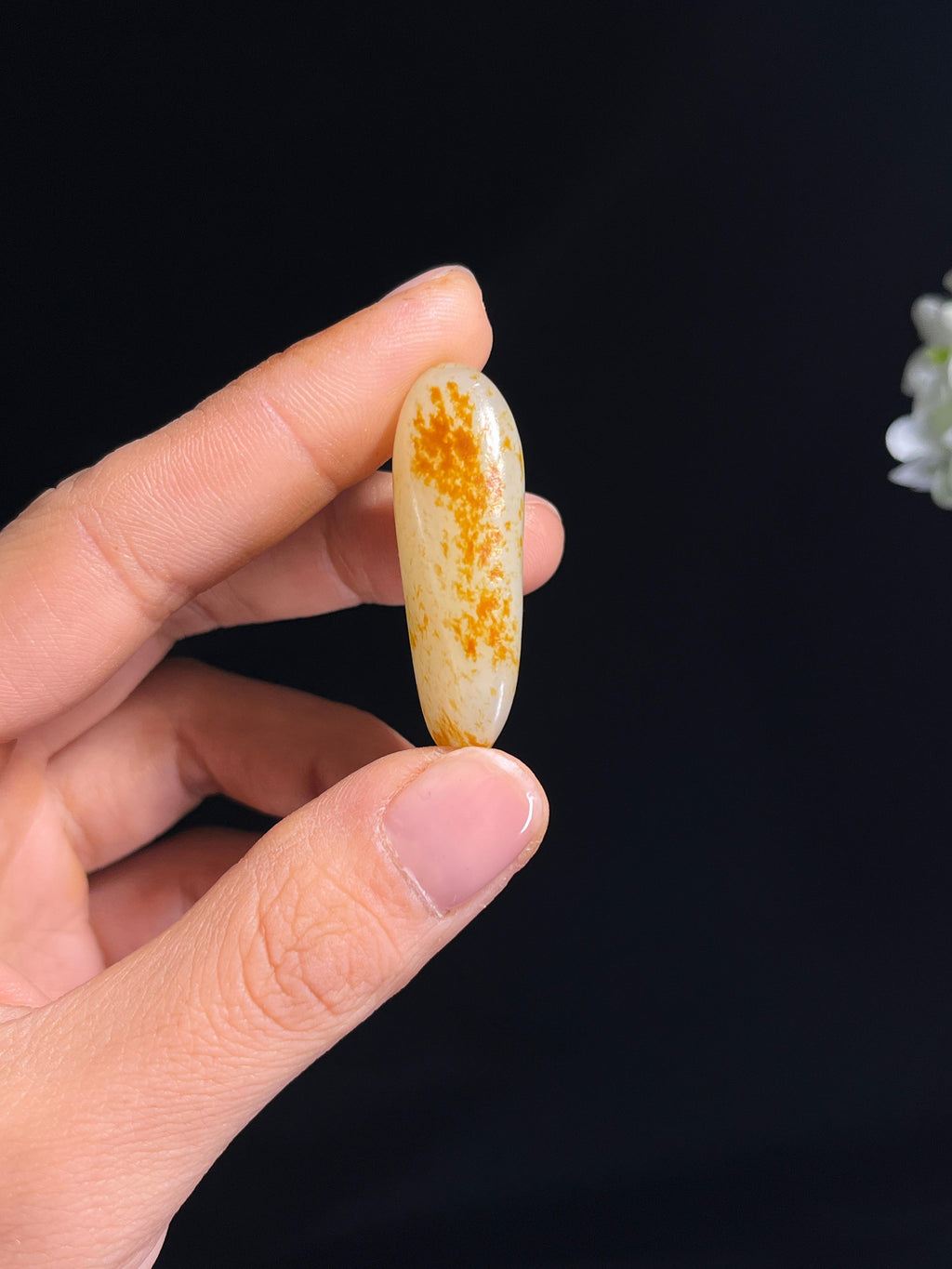 和田玉白玉洒金皮籽料原石（yc263869）