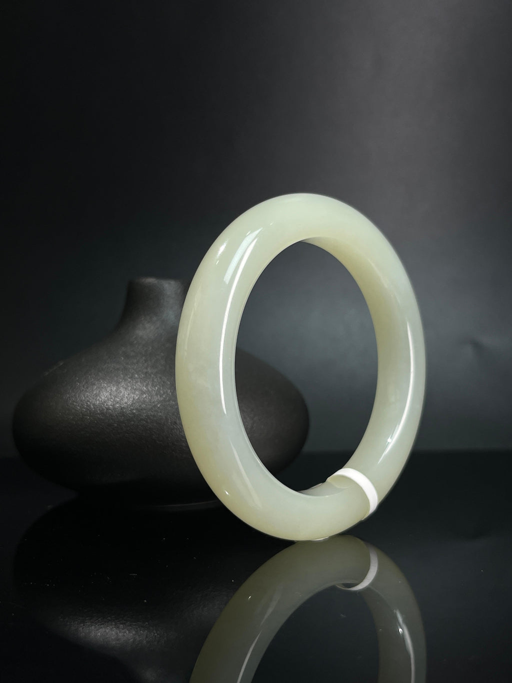 和田玉高青白手串（卡56）（yc242066）