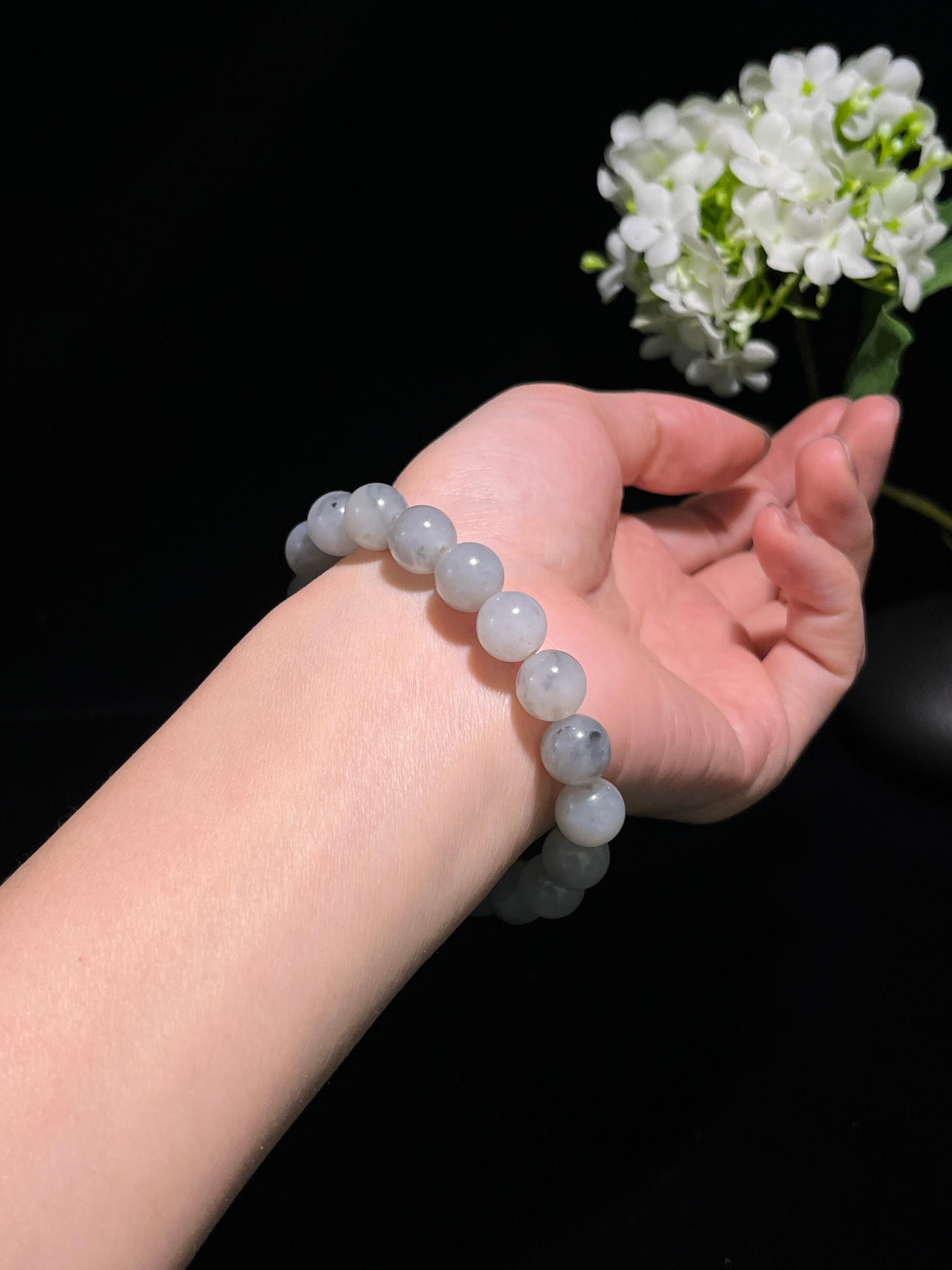 和田玉青花手串（卡10）（yc246350）