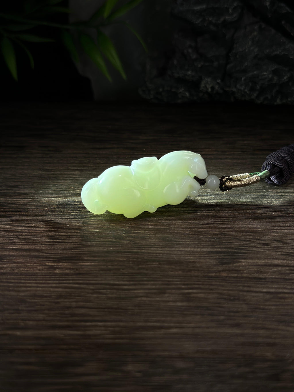和田玉白玉马上有钱挂件（yc731761）