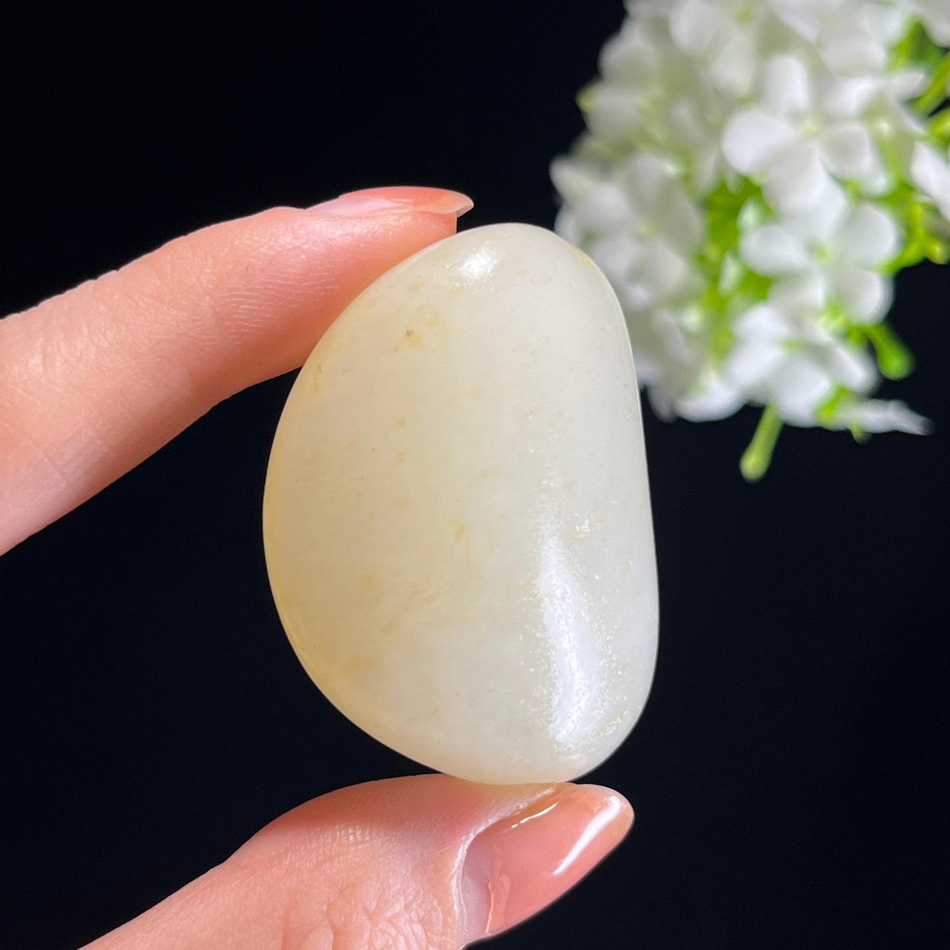 和田玉白玉“雪子藏金”洒金皮籽料（yc351284）