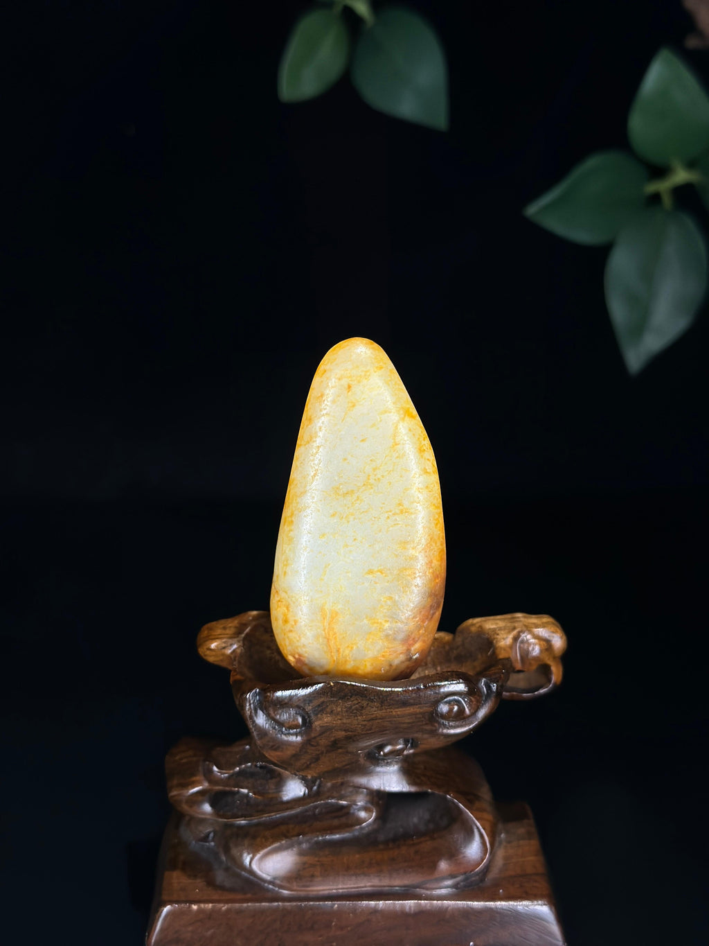 精品新疆和田玉白玉满洒金皮籽料（yc775658）