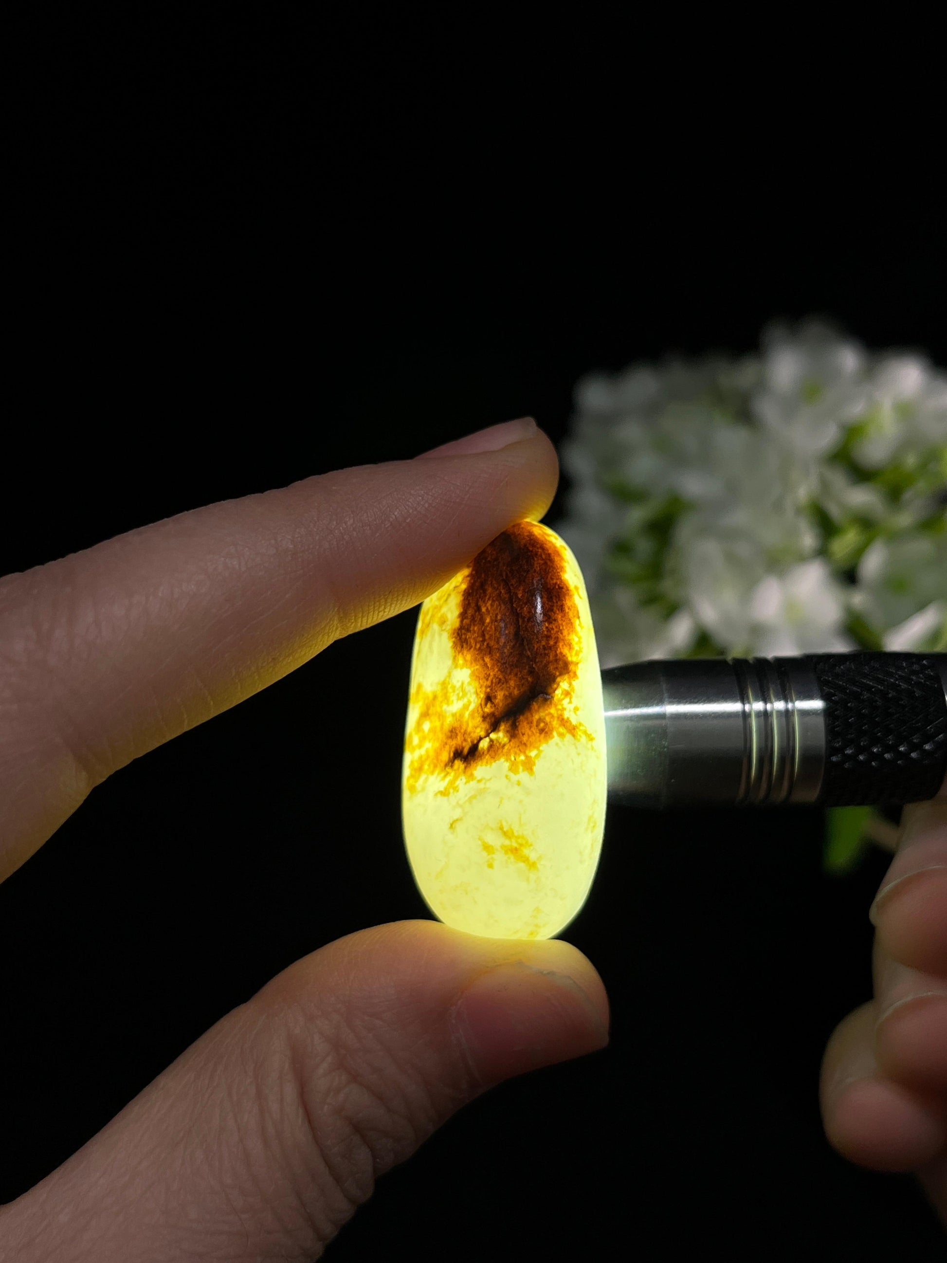 新疆和田玉聚黑皮黄皮籽料原石（yc251639）