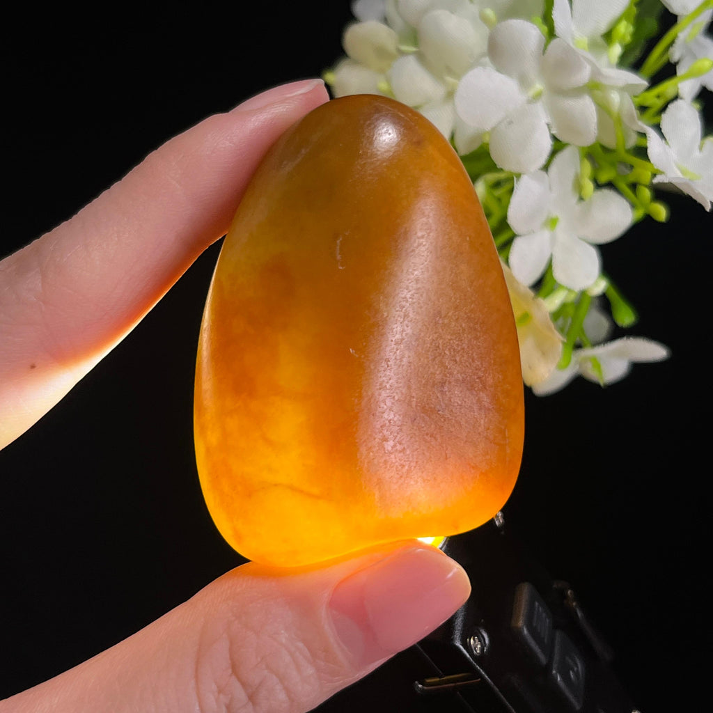 和田玉黄沁“黄琮天质”籽料（yc305580）