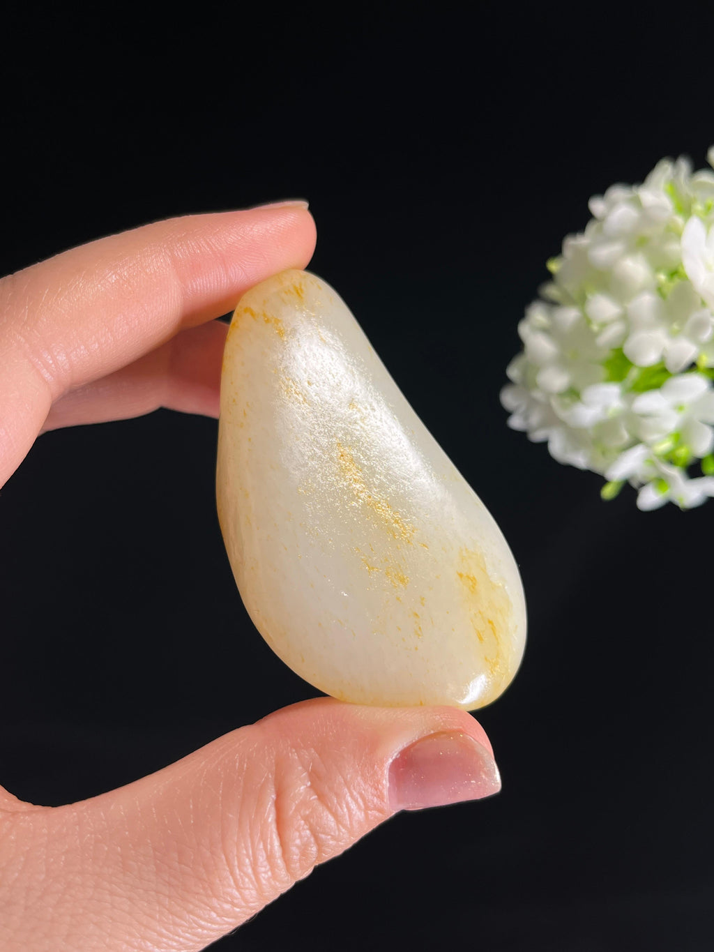 和田玉精品一级白玉洒金皮籽料原石（yc274680）