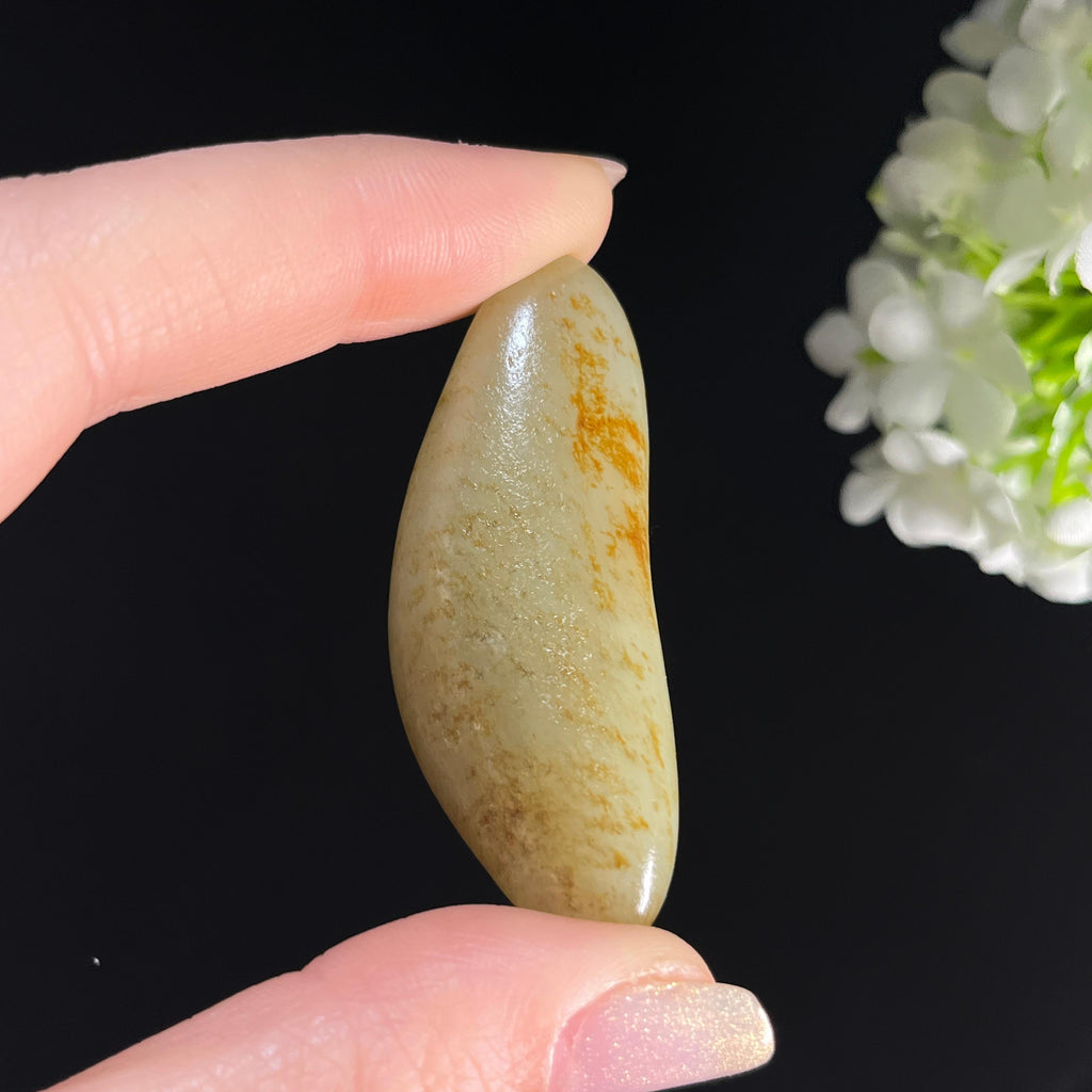 和田玉青白玉“霜洒青月”秋梨皮洒金皮籽料（yc361356）