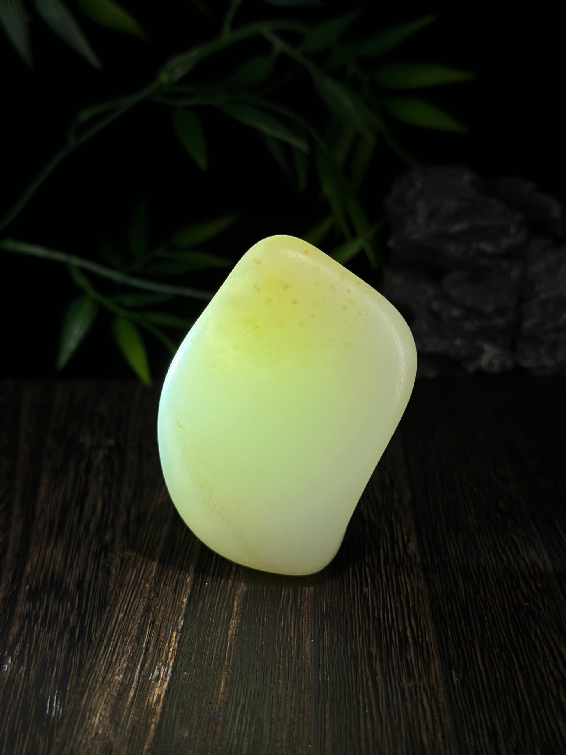 新疆和田玉白玉淡洒金皮籽料手把件（yc714511）