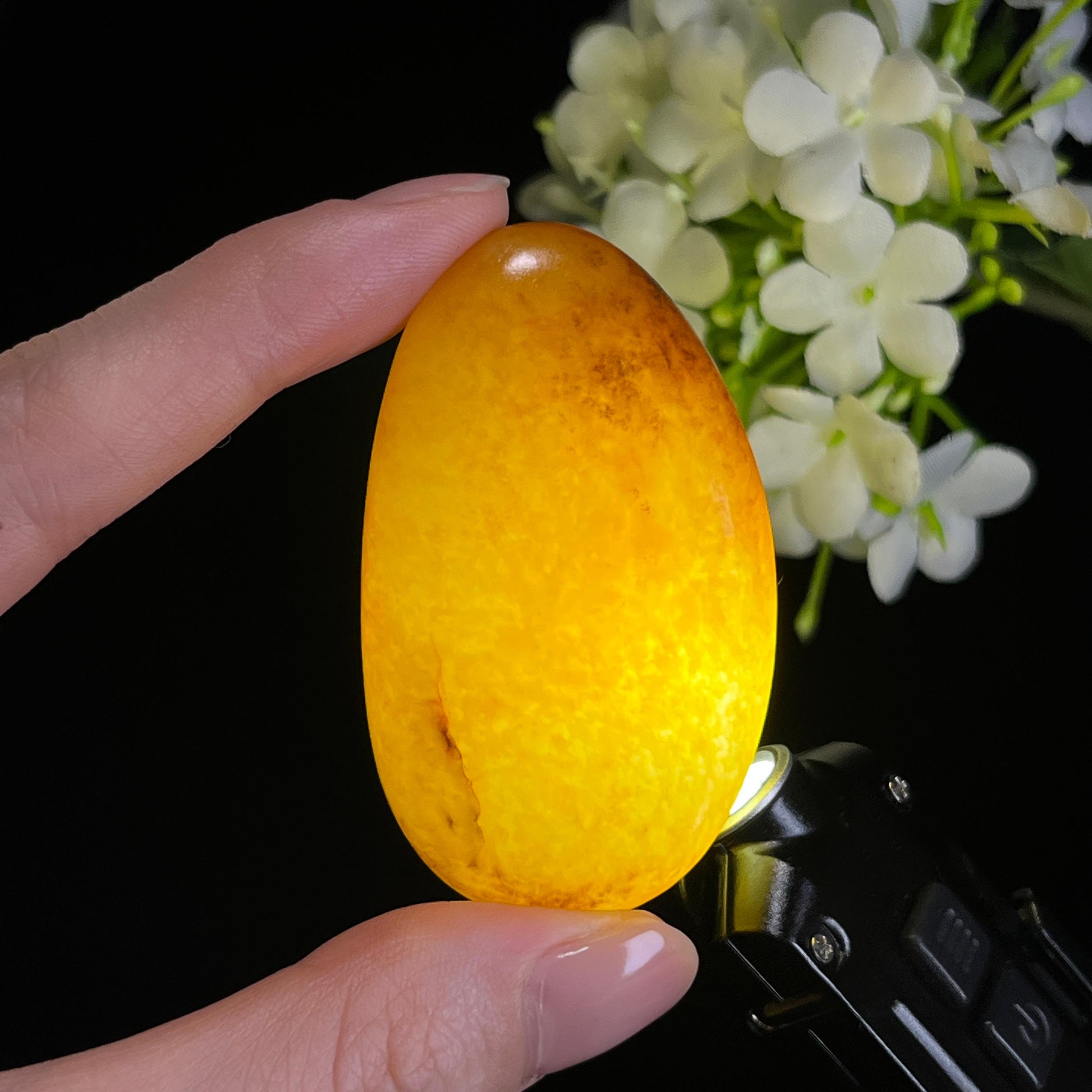 新疆天然和田玉“金玉满堂”金包银黄沁皮籽料（yc326574）