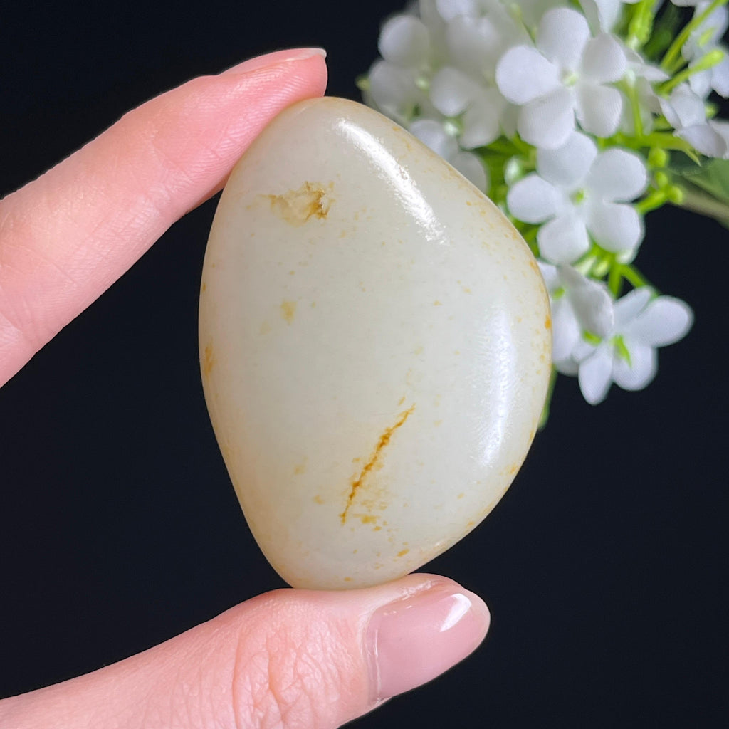 新疆天然和田玉“玉露含光”洒金皮籽料（yc326559）