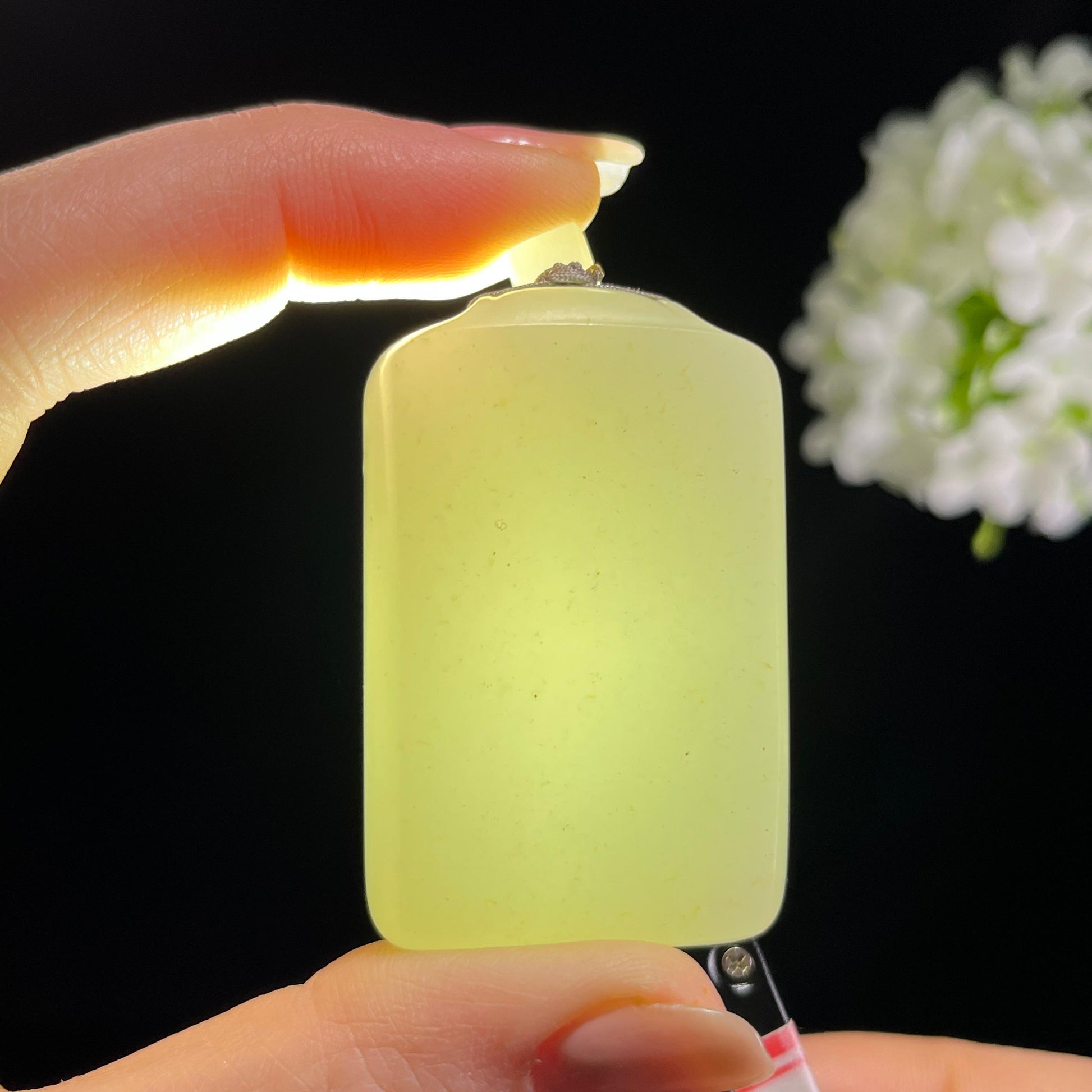 2026.3.31广告流，和田玉白玉籽料无事牌（yc372712）