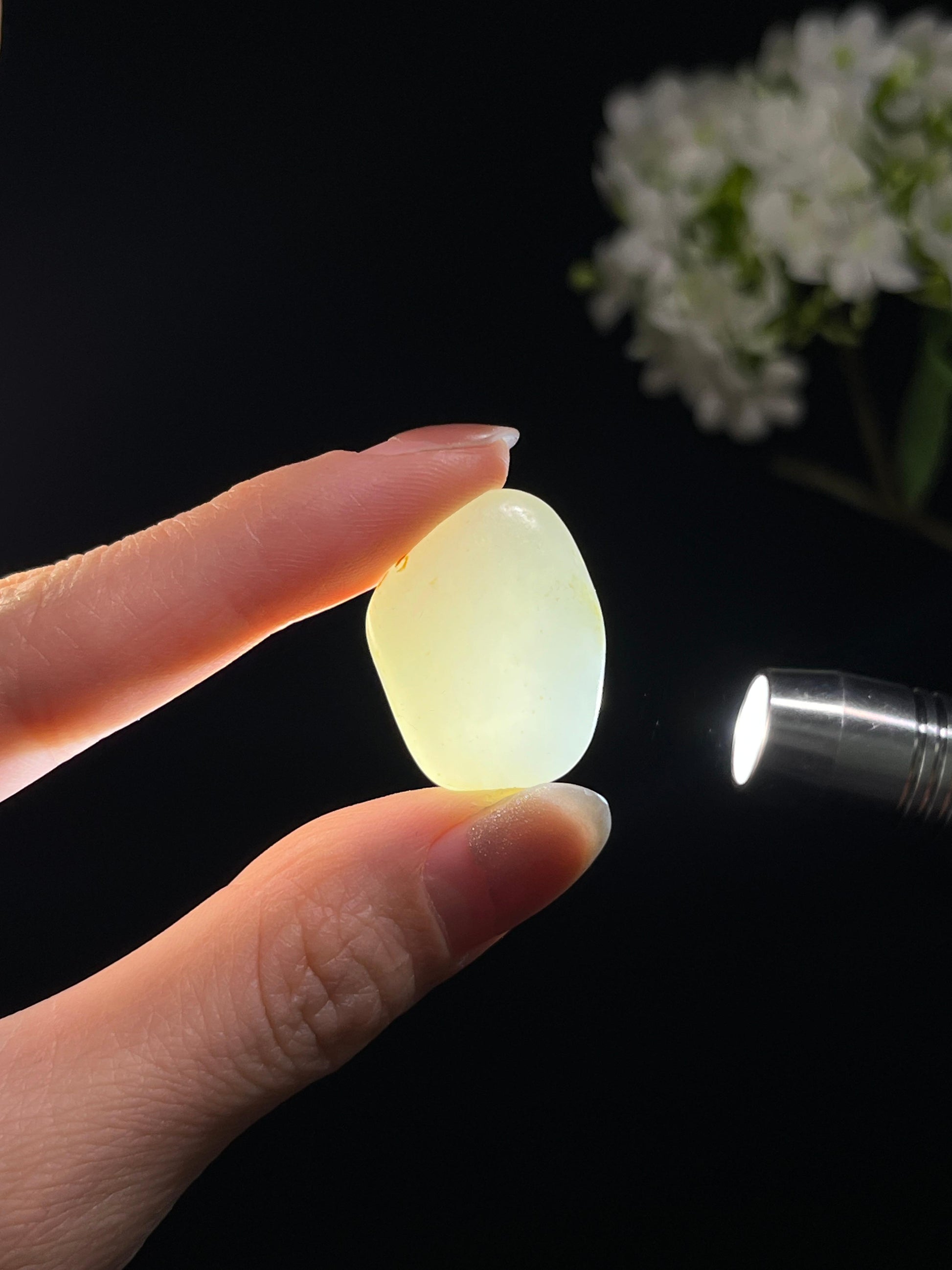 新疆和田玉光白籽料原石（yc250769）