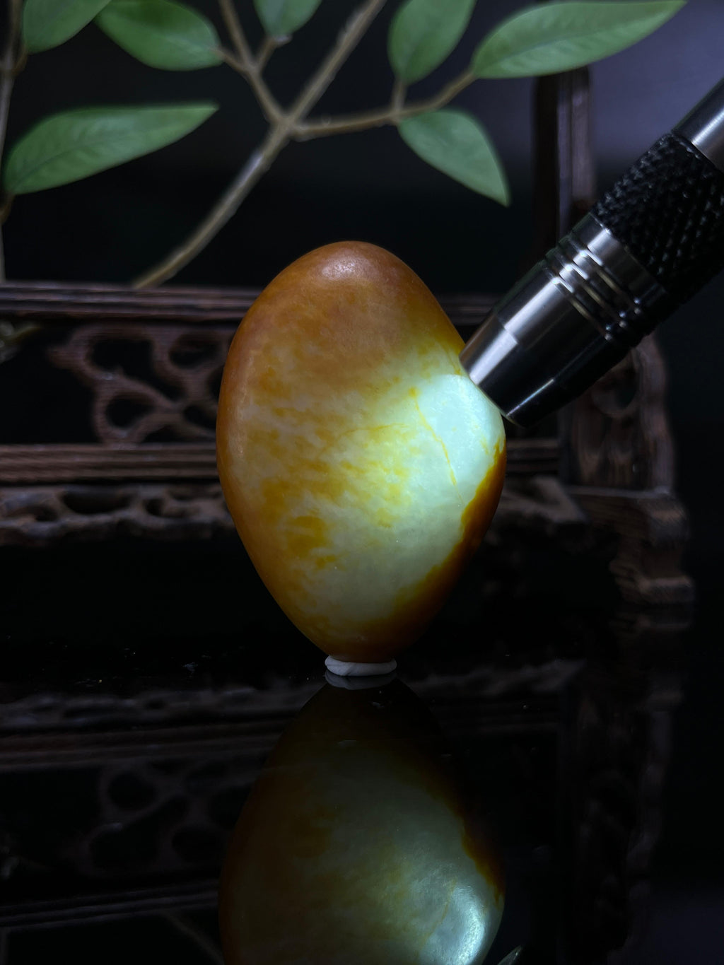 和田玉随形黄油皮籽料（yc212412）