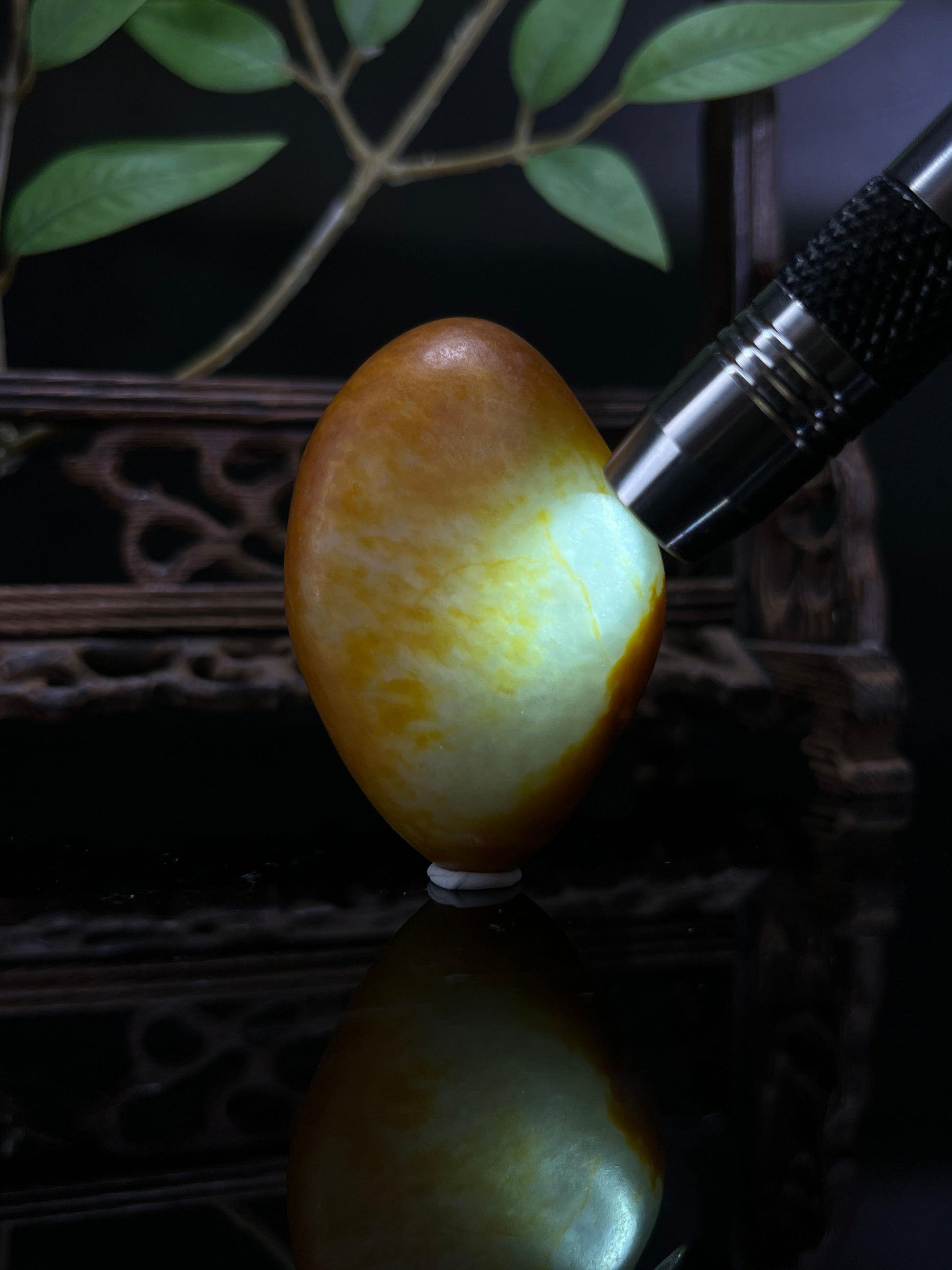 和田玉随形黄油皮籽料（yc212412）
