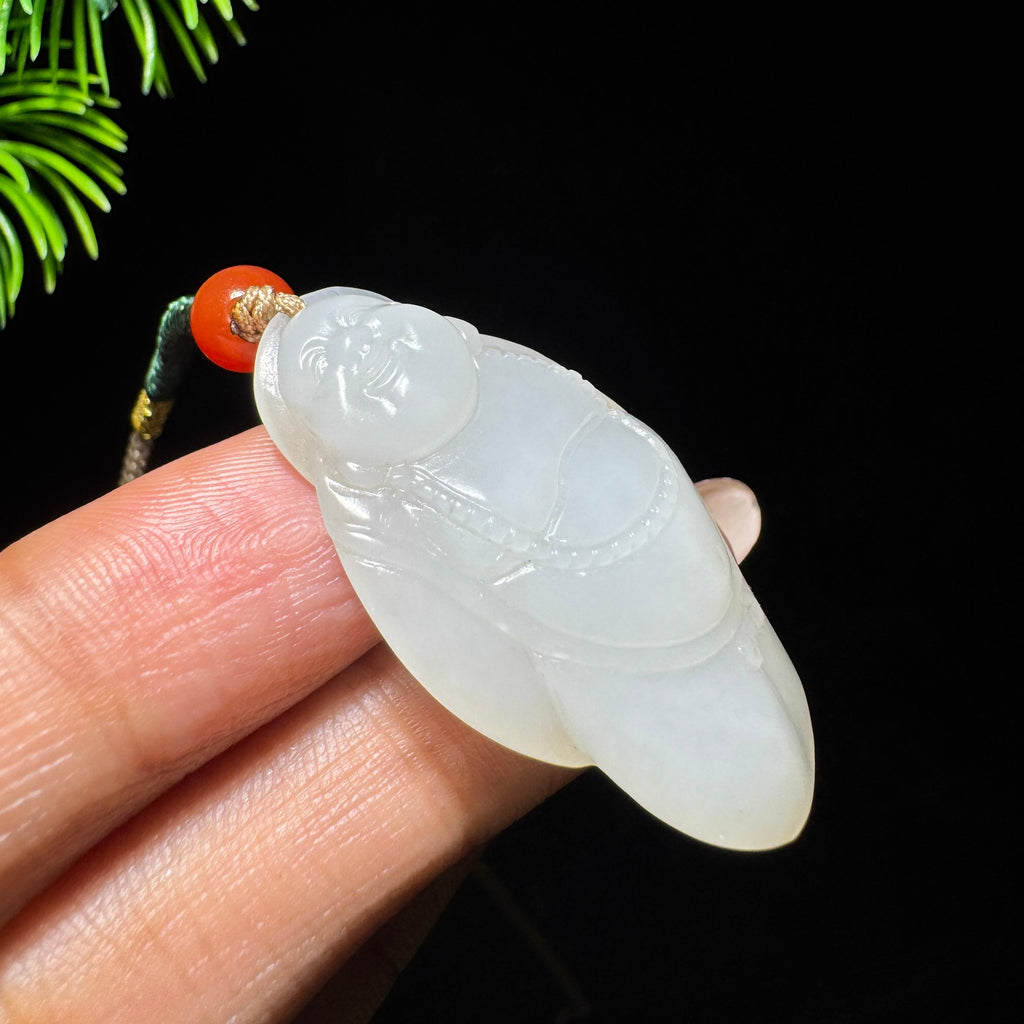 和田玉山料白玉佛公（yc697437）