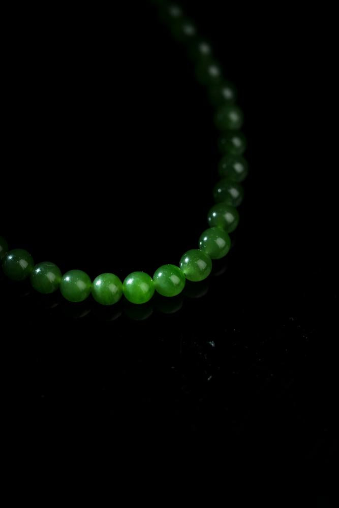 新疆天然和田碧玉项链2（yc253335）