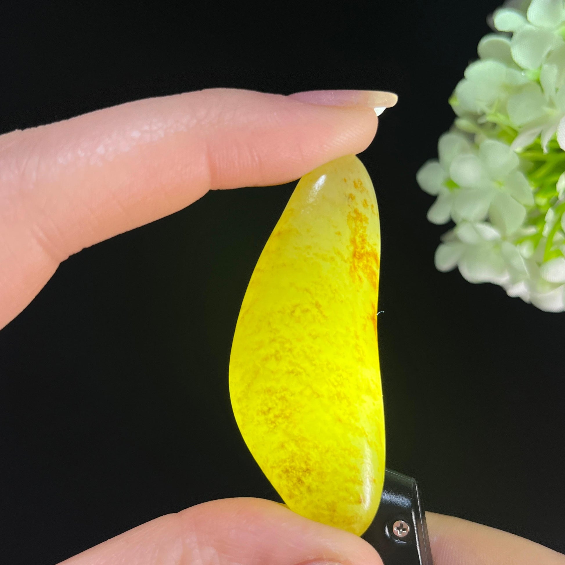 和田玉青白玉“霜洒青月”秋梨皮洒金皮籽料（yc361356）