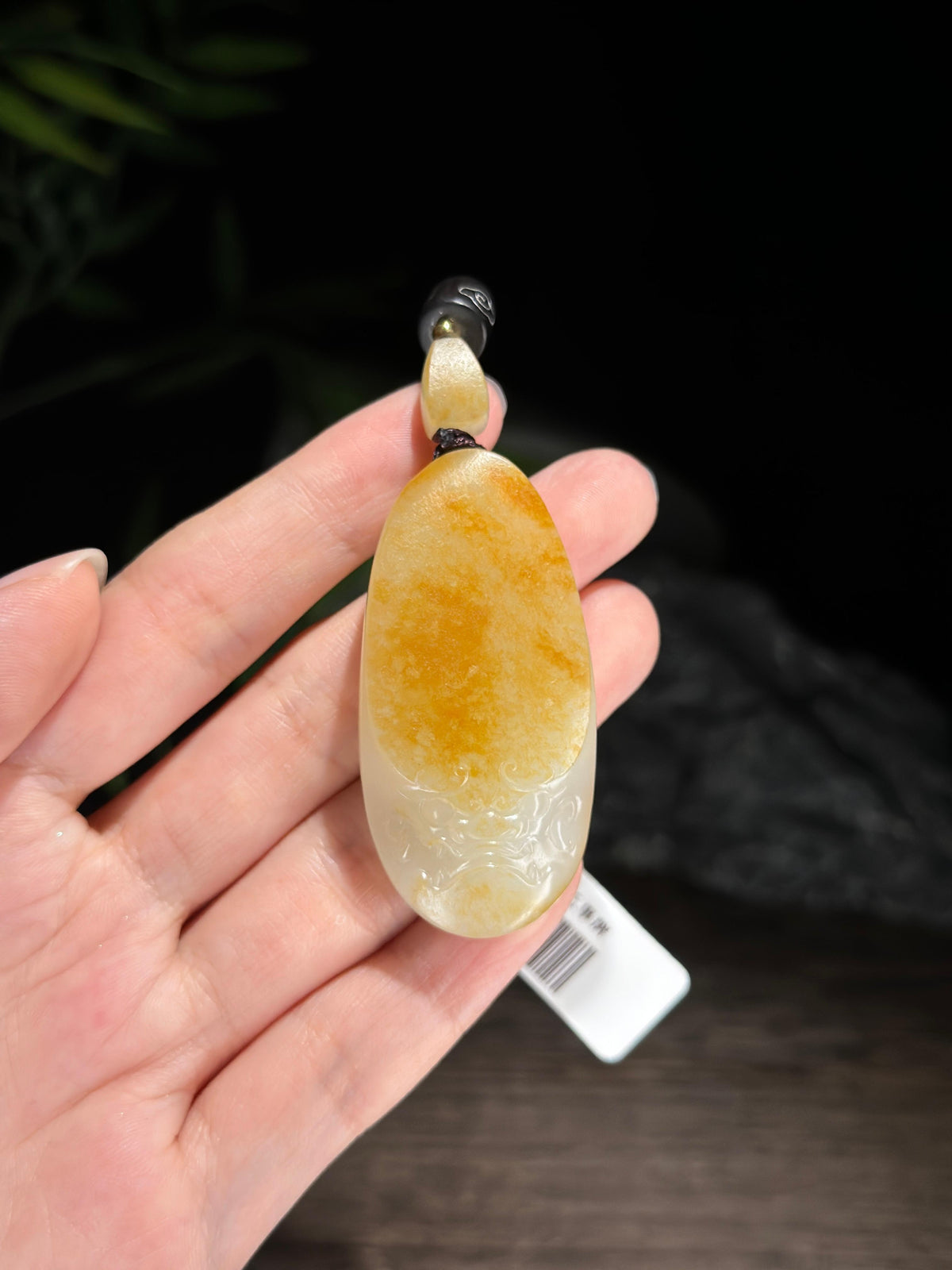 新疆和田玉臻品满洒金皮籽料无事牌（yc732025）