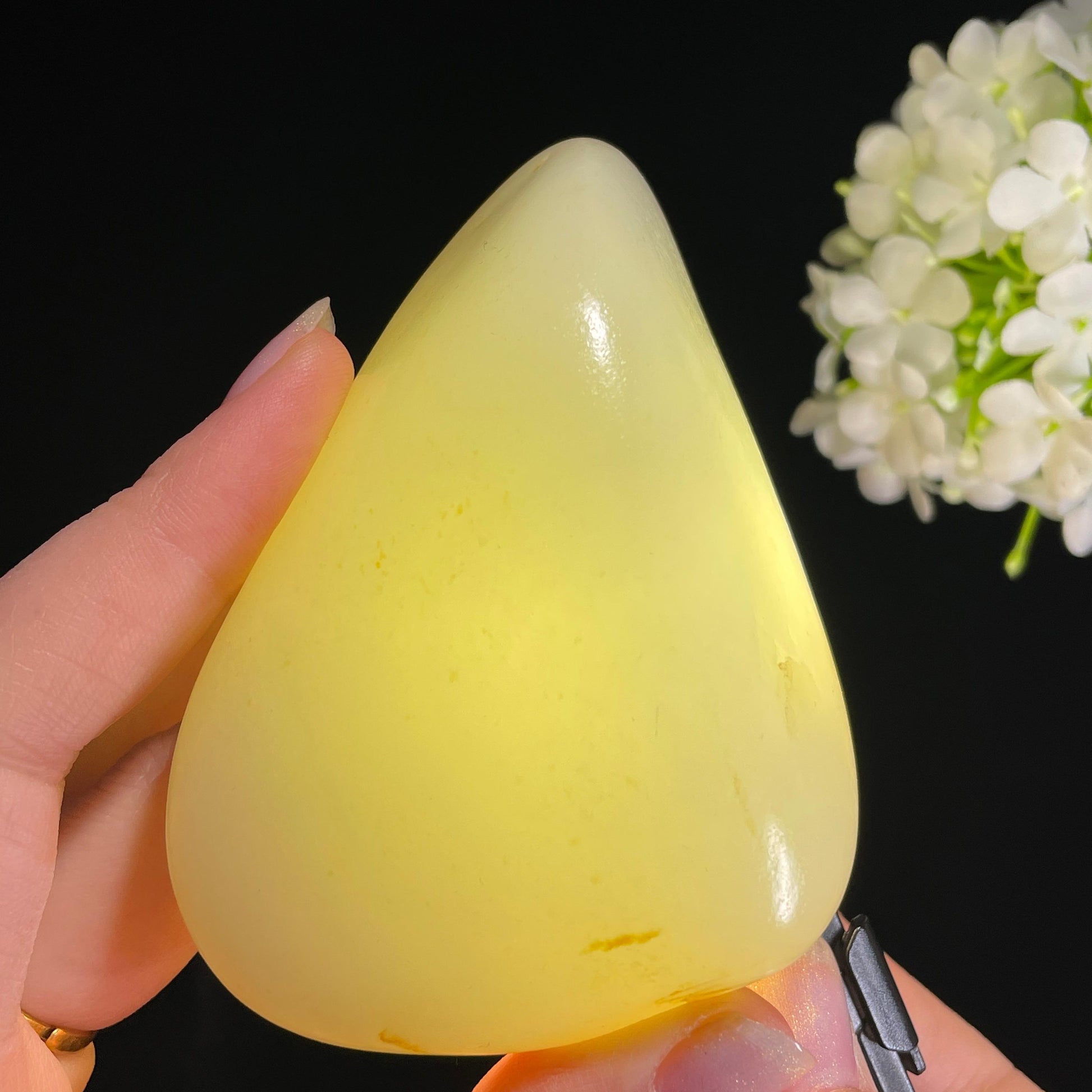 和田玉羊脂白玉“云心玉露”洒金皮籽料（yc318984）