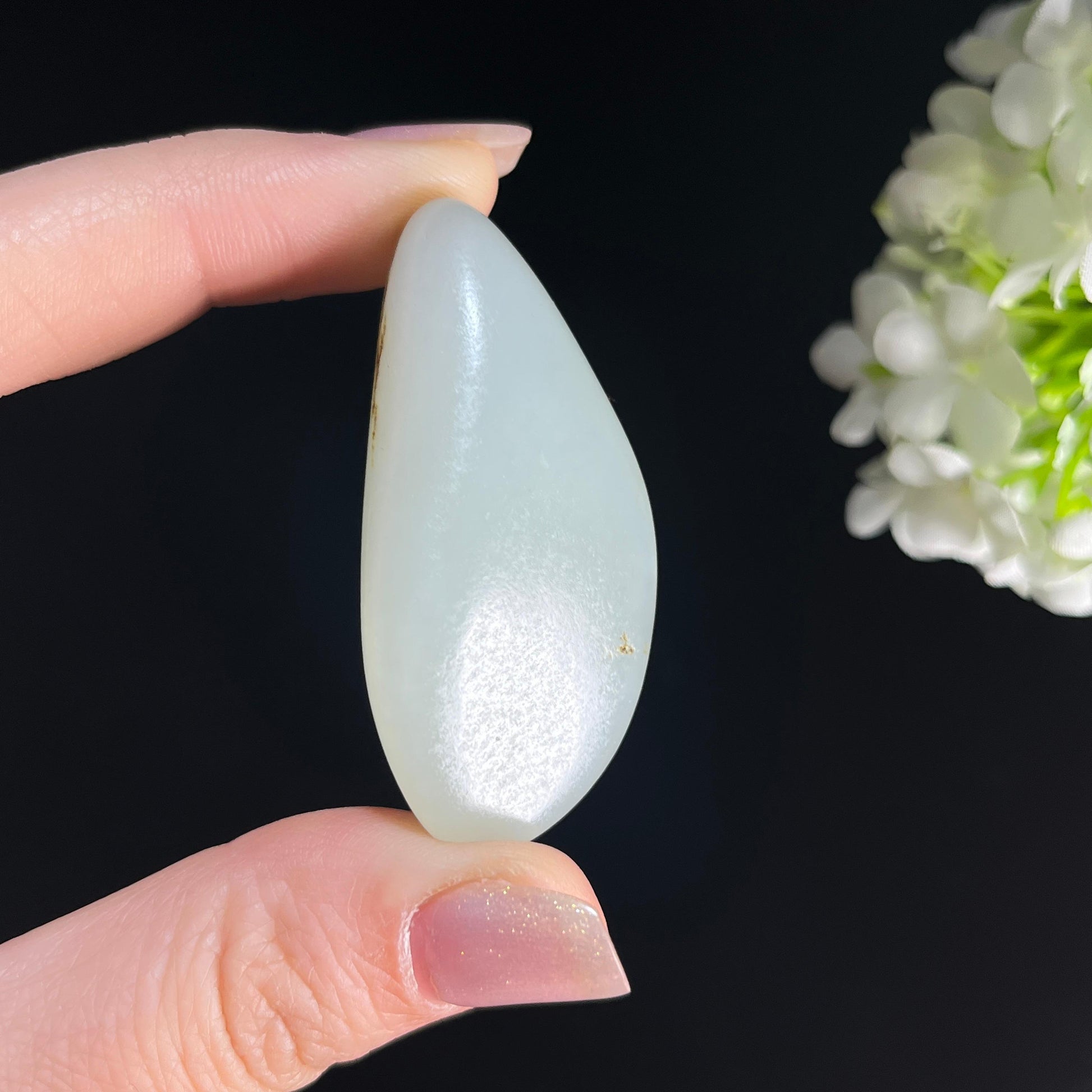 和田玉青白玉“秋痕清露”秋梨皮籽料（yc361339）