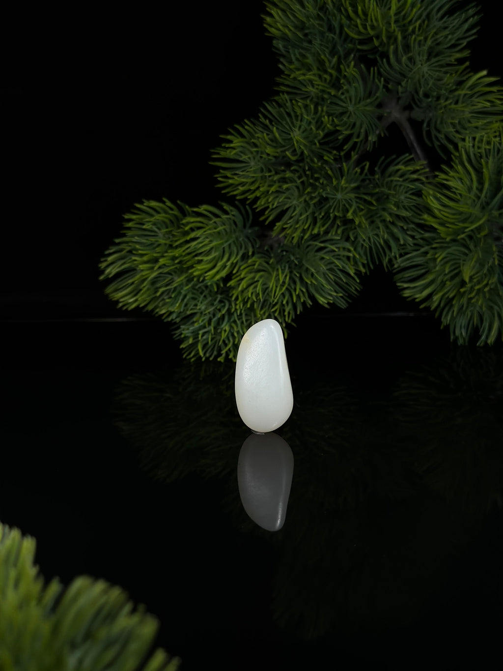 新疆和田玉白玉淡洒金皮精品小籽（yc505032）