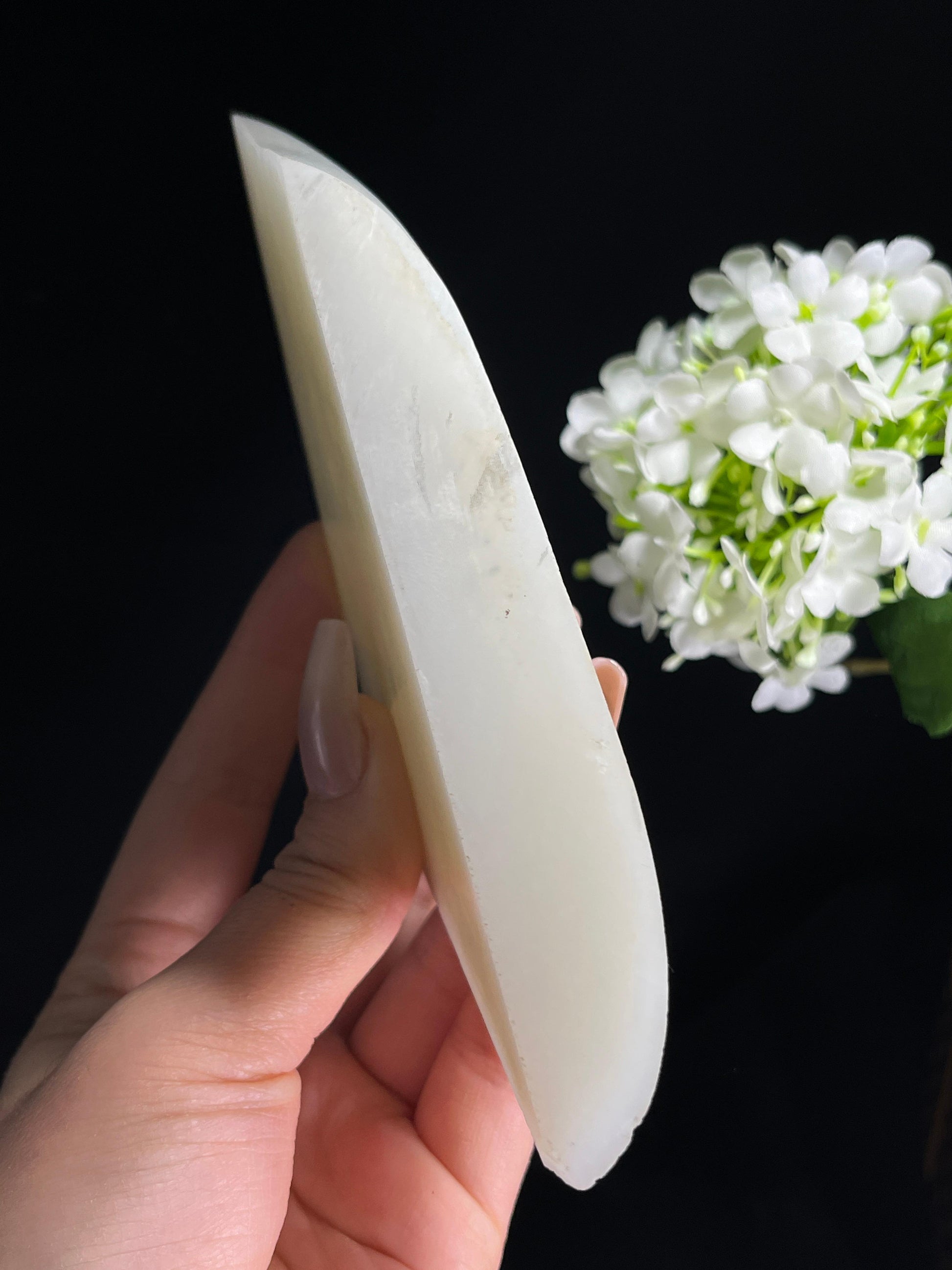 天然和田玉籽料白玉板料（可定制无事牌）（yc262063）