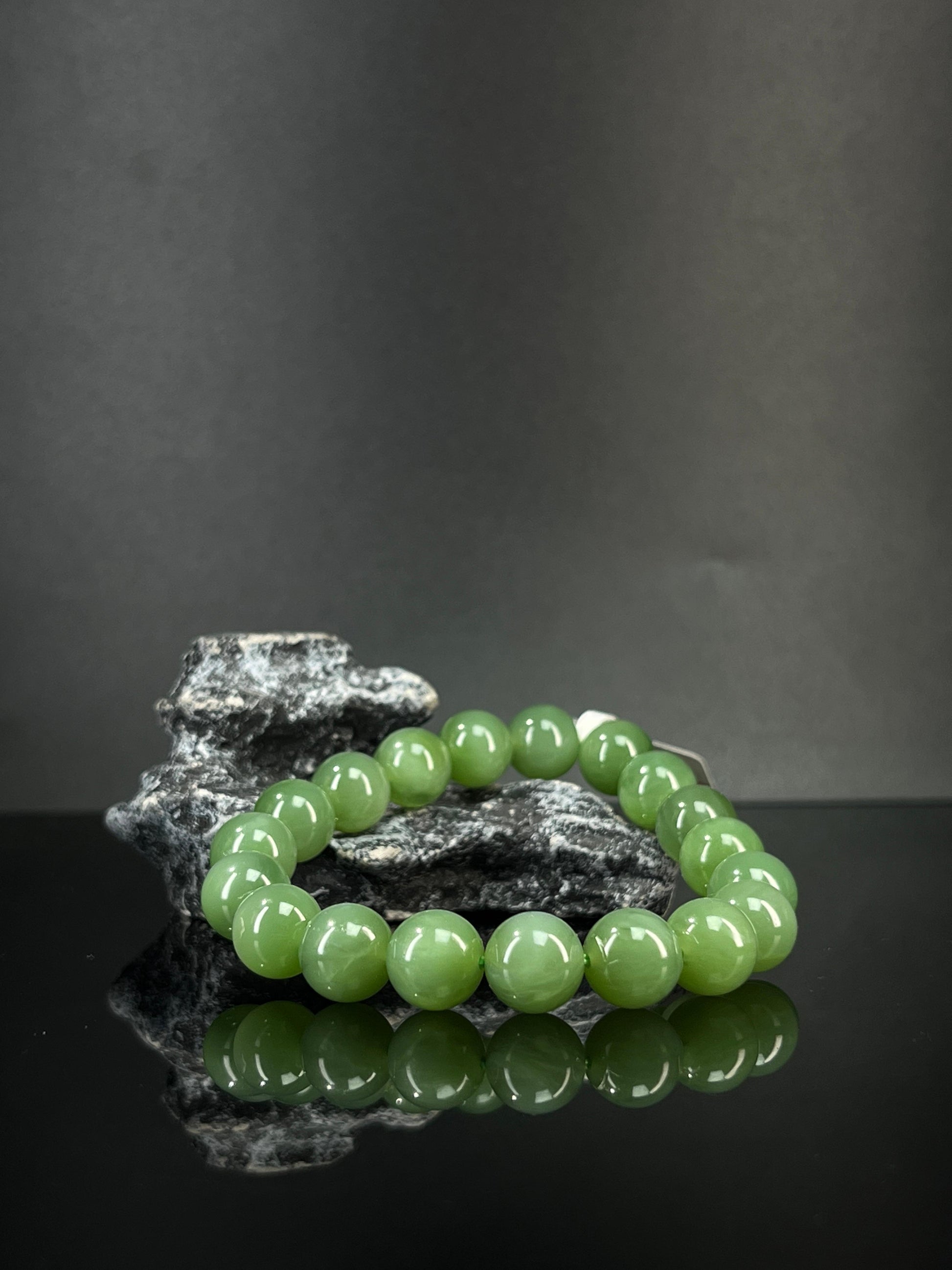 天然和田玉碧玉手串1（yc240915）