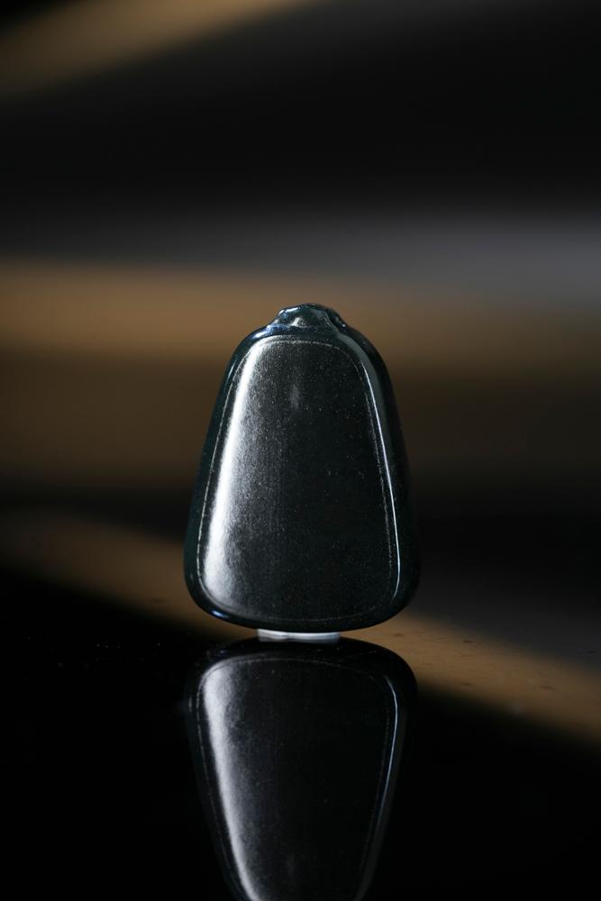 和田玉塔青平安无事牌（小）（yc248273）