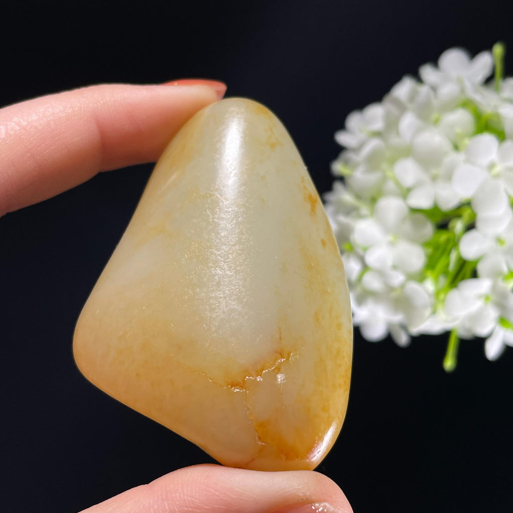 和田玉青白玉“金云化玉”洒金皮籽料（yc318029）