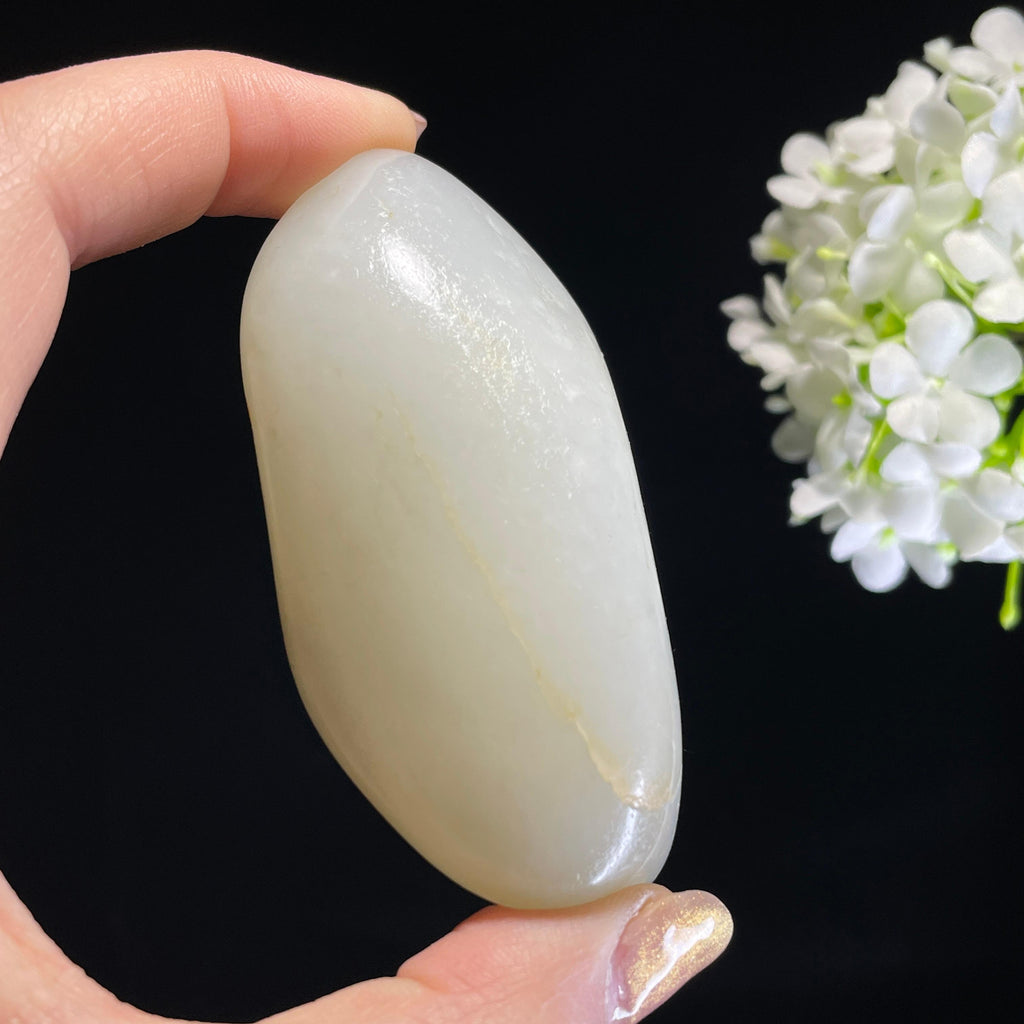 新疆天然和田玉“素玉天成”白玉洒金皮籽料（yc317250）