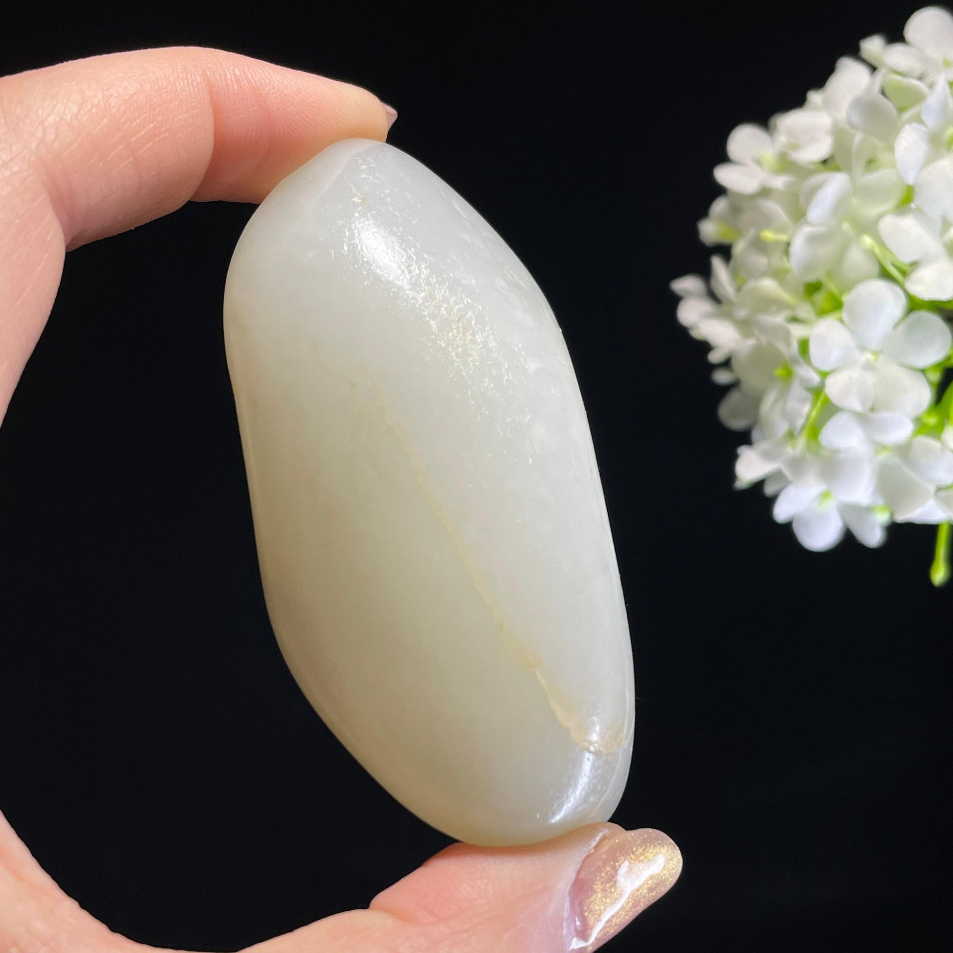 新疆天然和田玉“素玉天成”白玉洒金皮籽料（yc317250）