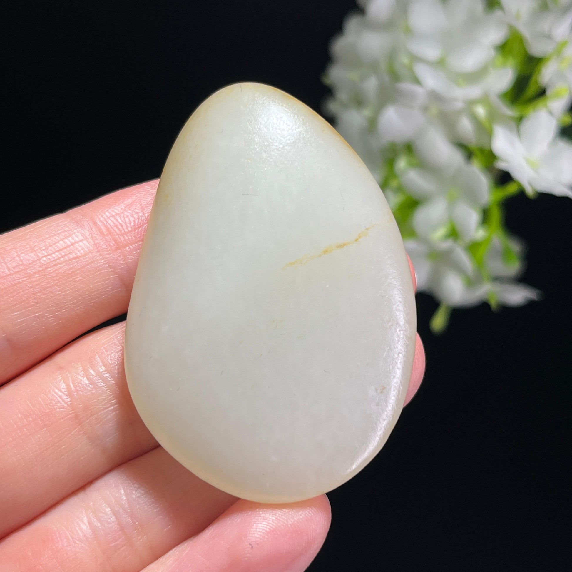 新疆天然和田玉白玉洒金皮籽料（yc345144）