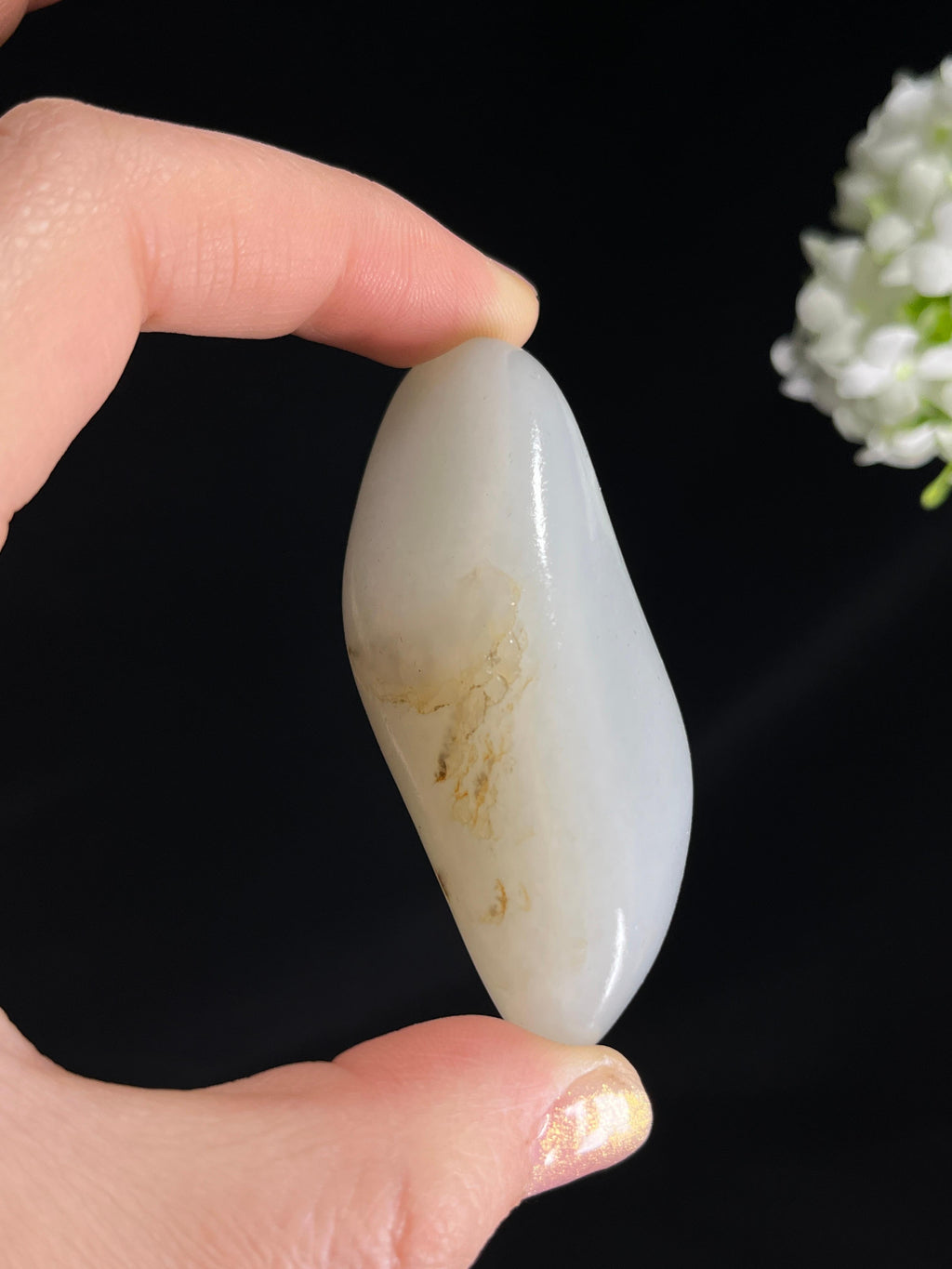 和田玉光白籽料原石（yc265675）