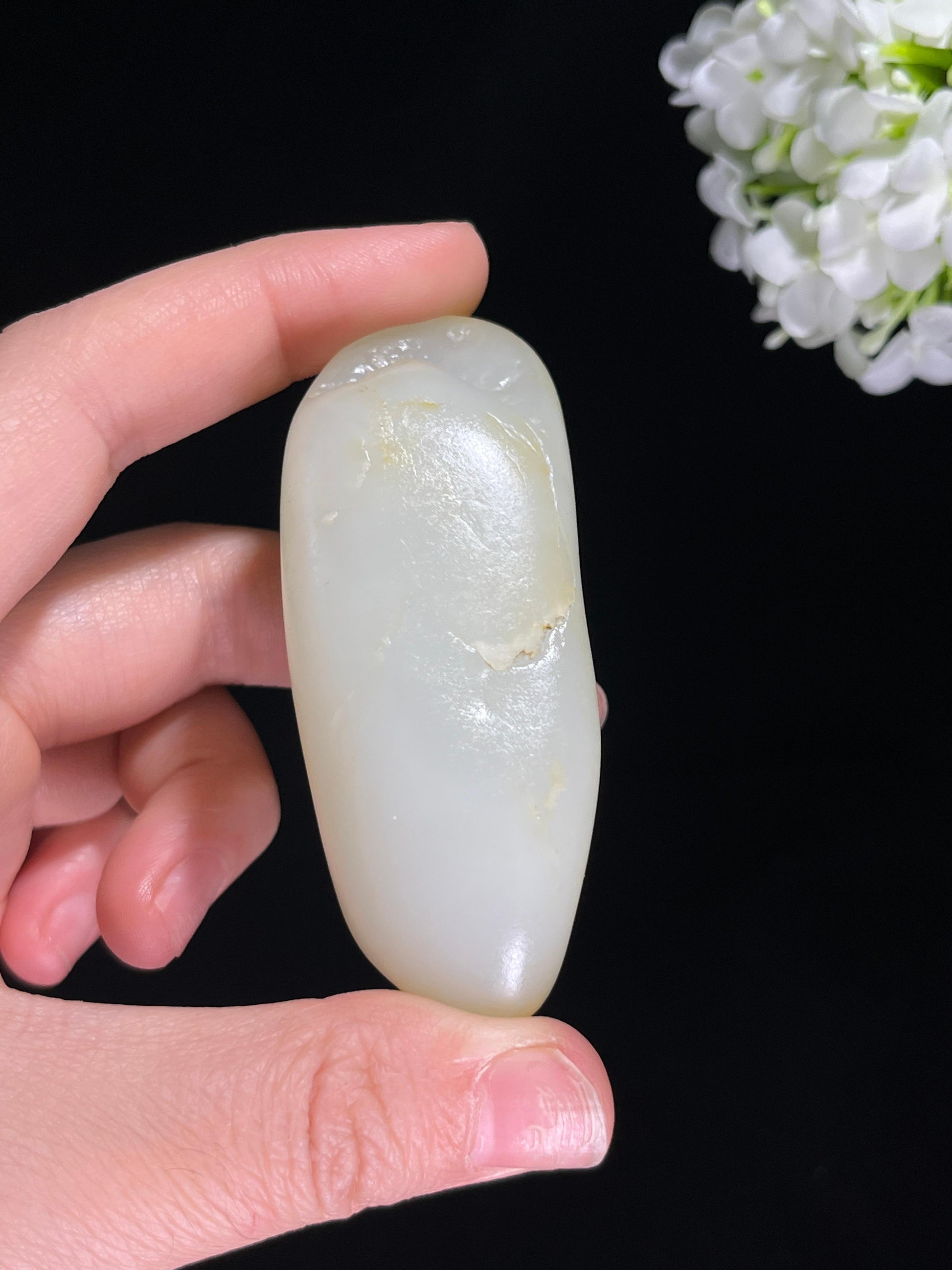 和田玉洒金皮籽料原石（yc258658）