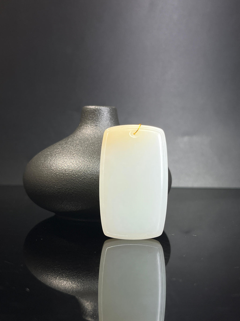 和田玉且末平安无事牌（yc240919）